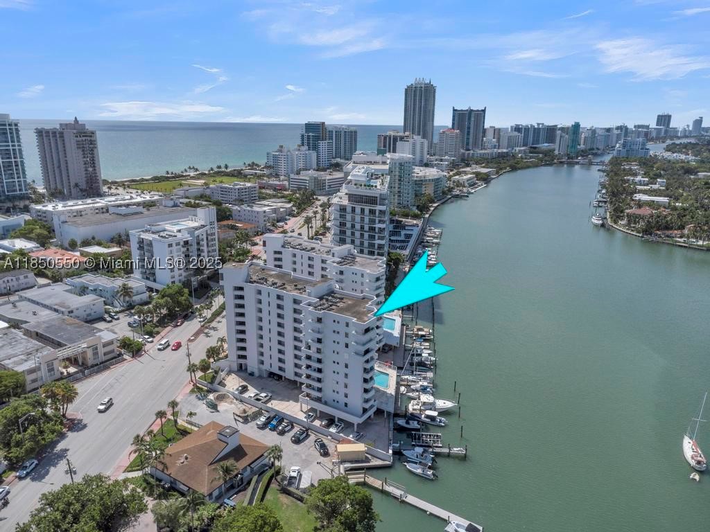 AMAZING WATER VIEWS from your balcony! Enjoy watching sunsets and panoramic views of the Bay, Downtown Miami and Millionaire Mansions.   TOP LOCATION in Miami Beach, walking distance to the beach, supermarkets, shops, restaurants and houses of worship. Close to South Beach and convenient access to Downtown Miami.   IMMEDIATE INCOME - Unit is rented until 08/31/2026.  Updated 1 Bedroom / 1.5 Bathroom Condo, extremely clean and well-maintained with tile floors, large balcony and hurricane shutters. Building with security cameras and restricted entry.  GATED PARKING (1 assigned spot). Waterfront pool deck. Boat slips for rent (subject to availability).   COME SEE IT NOW!