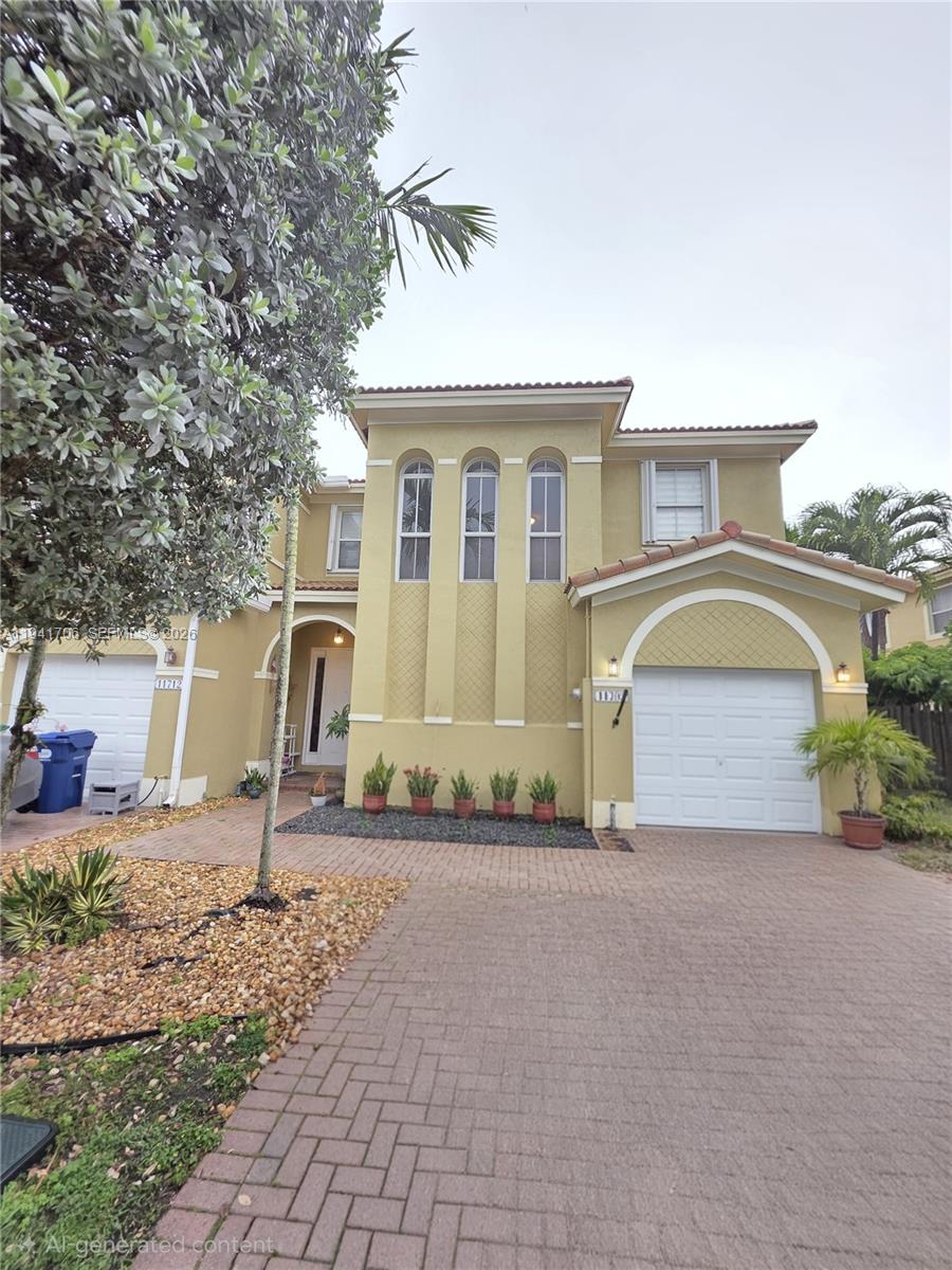 Spacious two-story single-family home offering 3 bedrooms, 2 bathrooms, and approximately 1,929 Sq.Ft of living area. Built in 2005, this well-maintained residence features a functional layout with generous living spaces, natural light throughout, and a private, low-maintenance outdoor area ideal for relaxing or entertaining. The property includes a one-car garage and is located in a quiet, well-established community with HOA. Conveniently situated near shopping, dining, major highways, and area schools. A great opportunity to own in a desirable Miami neighborhood.