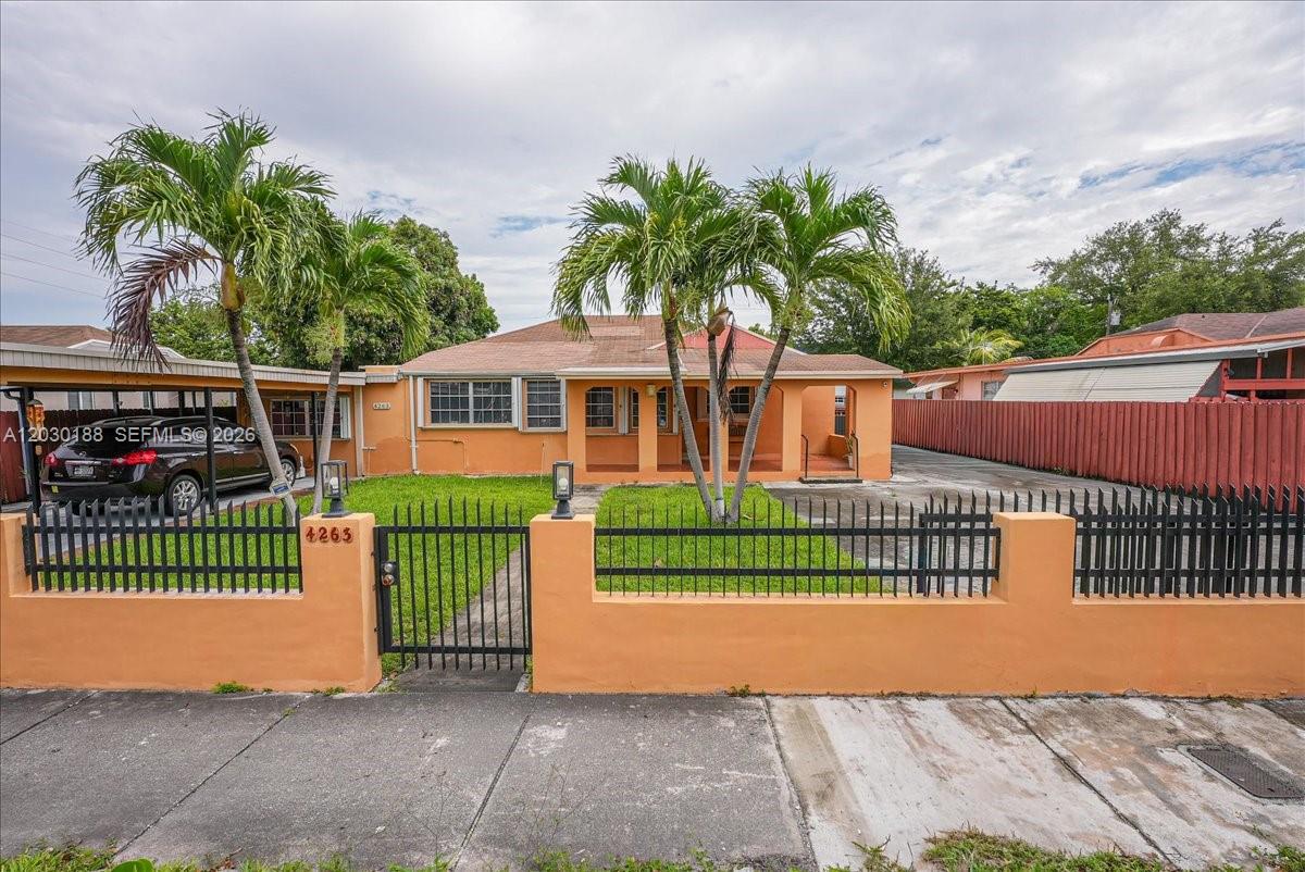 Beautiful 3 bedroom, 2 bathroom single family home featuring a dedicated office space, family room, and a large backyard with endless possibilities. Conveniently located near shopping, dining, schools, Miami International Airport and major highways. Don't miss this great opportunity to own a home in the heart of Miami.