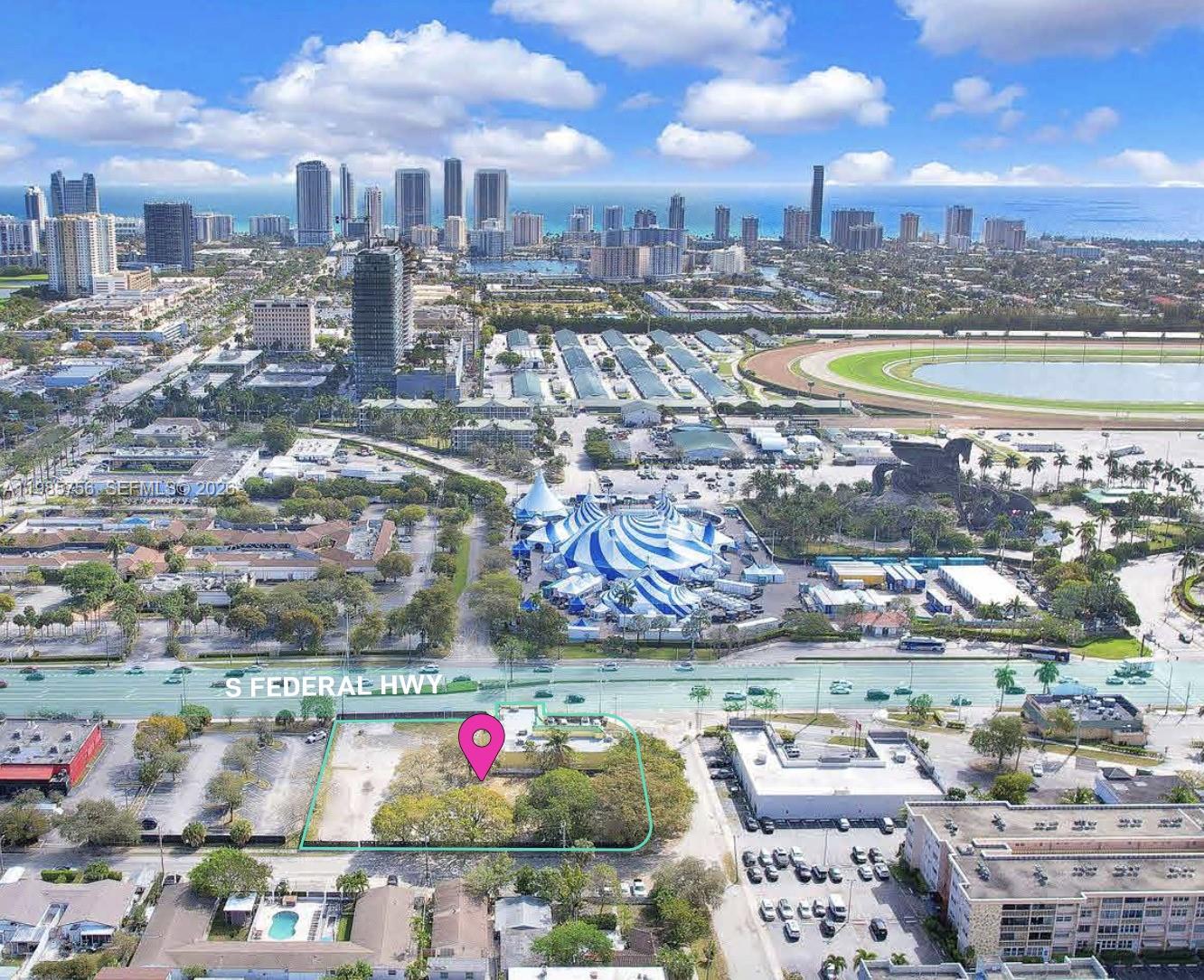 124–136 South Federal Highway presents a premier corner development opportunity within the City of Hallandale
Beach’s Central RAC district. The ±48,368-square-foot site occupies a prominent position along US-1, oering
exceptional frontage, and zoning capacity to accommodate a wide range of vertical development strategies.
Zoned Central RAC, the property permits multifamily, condominium, hotel, and mixed-use development with
building heights of up to 20 stories. Base density allows approximately 70–90 units per acre, with the potential to
increase to 120 units per acre through implementation of the Live Local Act.
Beyond its standalone potential, the site presents a compelling assemblage opportunity, offering the ability to
expand the footprint and further enhance scale within one of Hallandale Beach’s designated redevelopment
districts. 
With limited remaining corner parcels along Federal Highway capable of supporting this level of vertical intensity,
124–136 South Federal Highway represents a rare opportunity to secure a strategically positioned development
less than a mile away from Aventura.