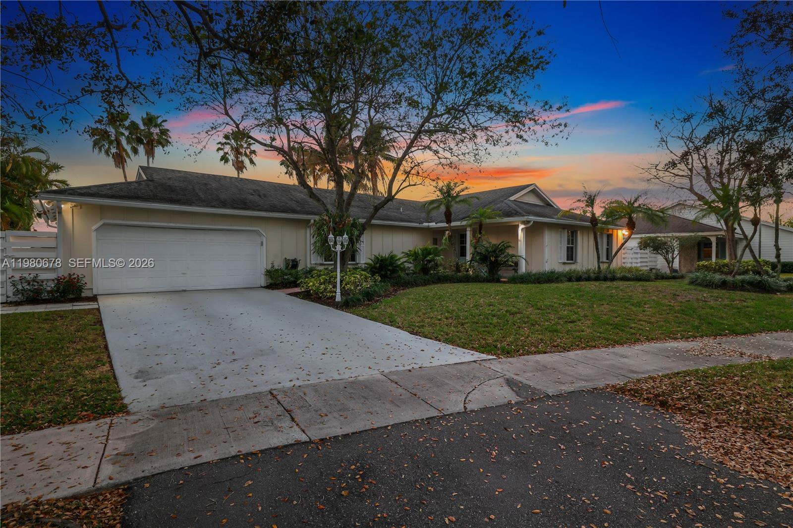 Nestled in the highly desirable Country Walk community, this beautiful 3-bedroom, 2-bath home with a 2-car garage offers over 2,300 sq ft of living space on an expansive over quarter-acre lot. The property backs up to a peaceful canal, creating a serene and private setting perfect for relaxing or entertaining.
The spacious layout provides plenty of room for comfortable living, while the oversized backyard offers endless possibilities—including ample space to build your dream pool and outdoor oasis. Enjoy tranquil views and the calming sounds of nature right from your own backyard.
Located on a quiet street in one of the area’s most family-friendly and well-maintained neighborhoods, residents of Country Walk enjoy an exceptional lifestyle with access to outstanding community amenities, including clubhouses, swimming pools, tennis courts, basketball courts, playgrounds, walking paths, and beautiful green spaces. The community is known for its peaceful atmosphere, mature landscaping, and strong sense of community.
Conveniently located near shopping, dining, parks, and top-rated schools, this home offers the perfect balance of comfort, space, and community living.