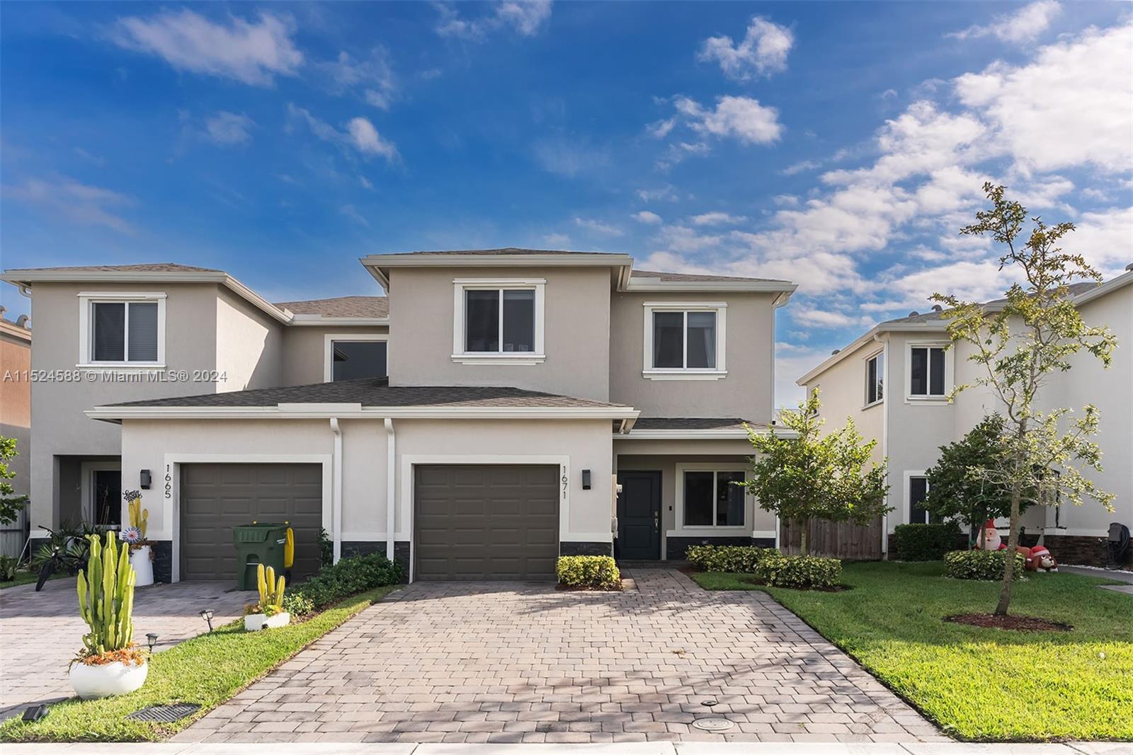 Experience the epitome of comfortable living in this newly constructed smart home, seamlessly blending practicality. Nestled in a quiet neighborhood, the property features a functional layout. The kitchen, equipped with modern appliances, serves as the heart of the home, perfect for everyday living. The spacious bedrooms provide ample space, while the master suite offers a private ensuite for relaxation. The outdoor space is ideal for casual gatherings, and the two-car garage adds practical convenience. Offering a harmonious blend of comfort and cutting-edge technology, this property promises a relaxed and smart lifestyle. Schedule your viewing today and envision the possibilities of calling this house your new home.