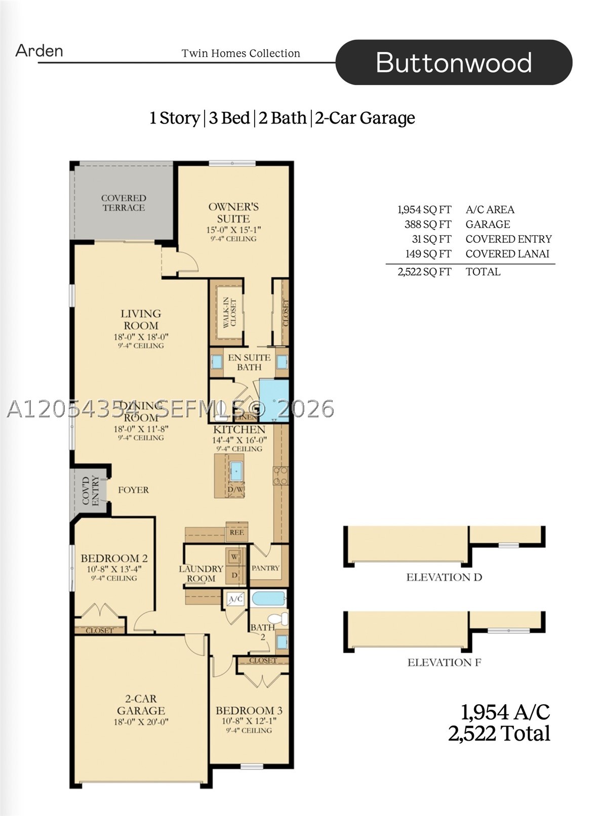 ARDEN PUD POD I SOUTH - Residential Lease