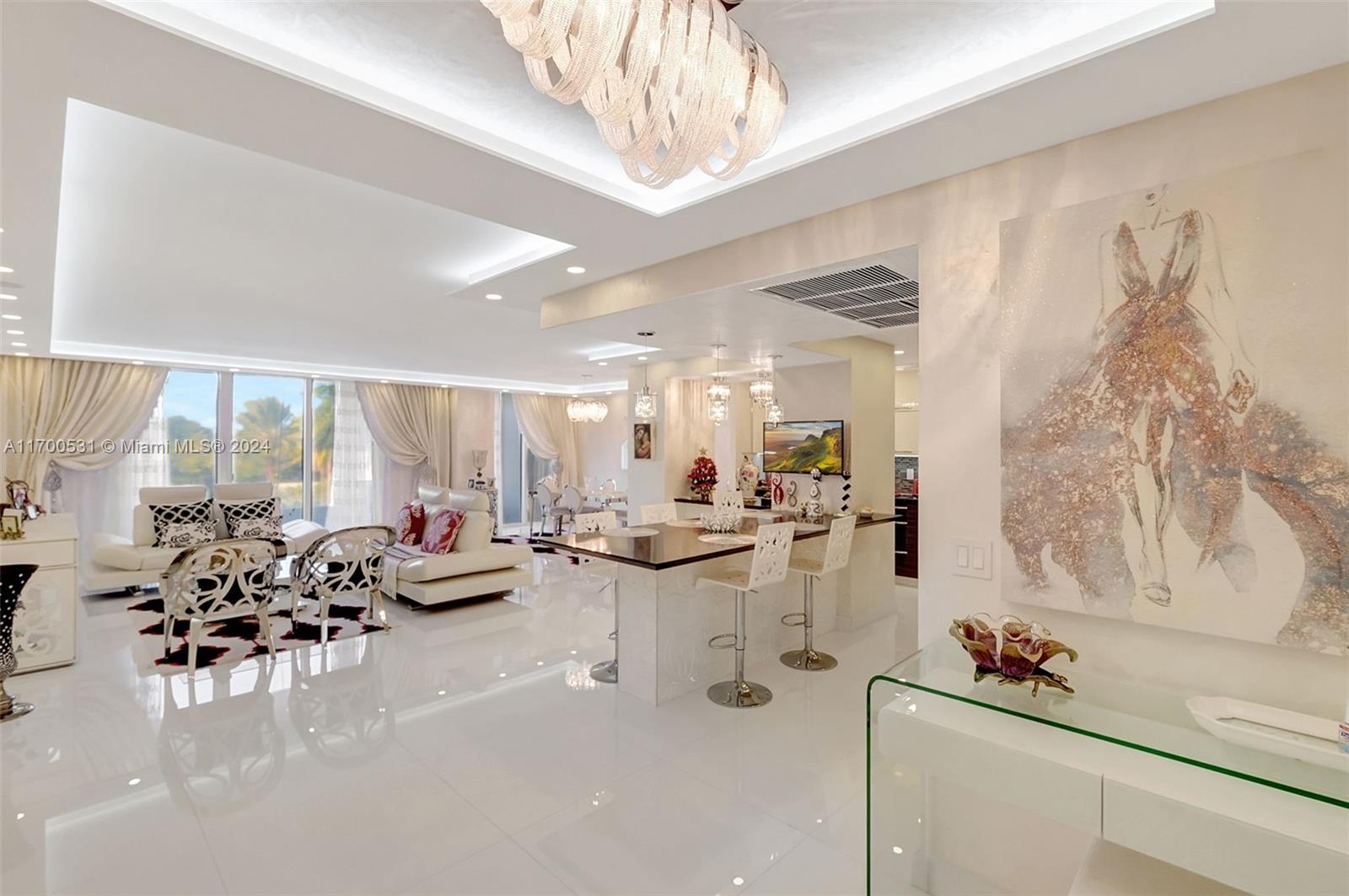 This exquisite, stunning fully renovated 2-bedroom, 2-bathroom condo at the prestigious Balmoral in Bal Harbour offers the ultimate in luxury living. Thoughtfully designed with high-end finishes and attention to detail, this home comes completely furnished and ready for you to move in.
Brand new hurricane-proof windows and sliding door for peace of mind and energy efficiency.
Modern Kitchen: Featuring new, state-of-the-art appliances and stylish cabinetry.
Washer & Dryer: In-unit convenience for everyday living.
Spacious Layout: Light-filled living spaces and luxurious bathrooms.
Building Amenities include Full pool & beach service for ultimate relaxation, Gym, Library and Tennis Court with Additional services of Concierge and 24-hour security for peace of mind.