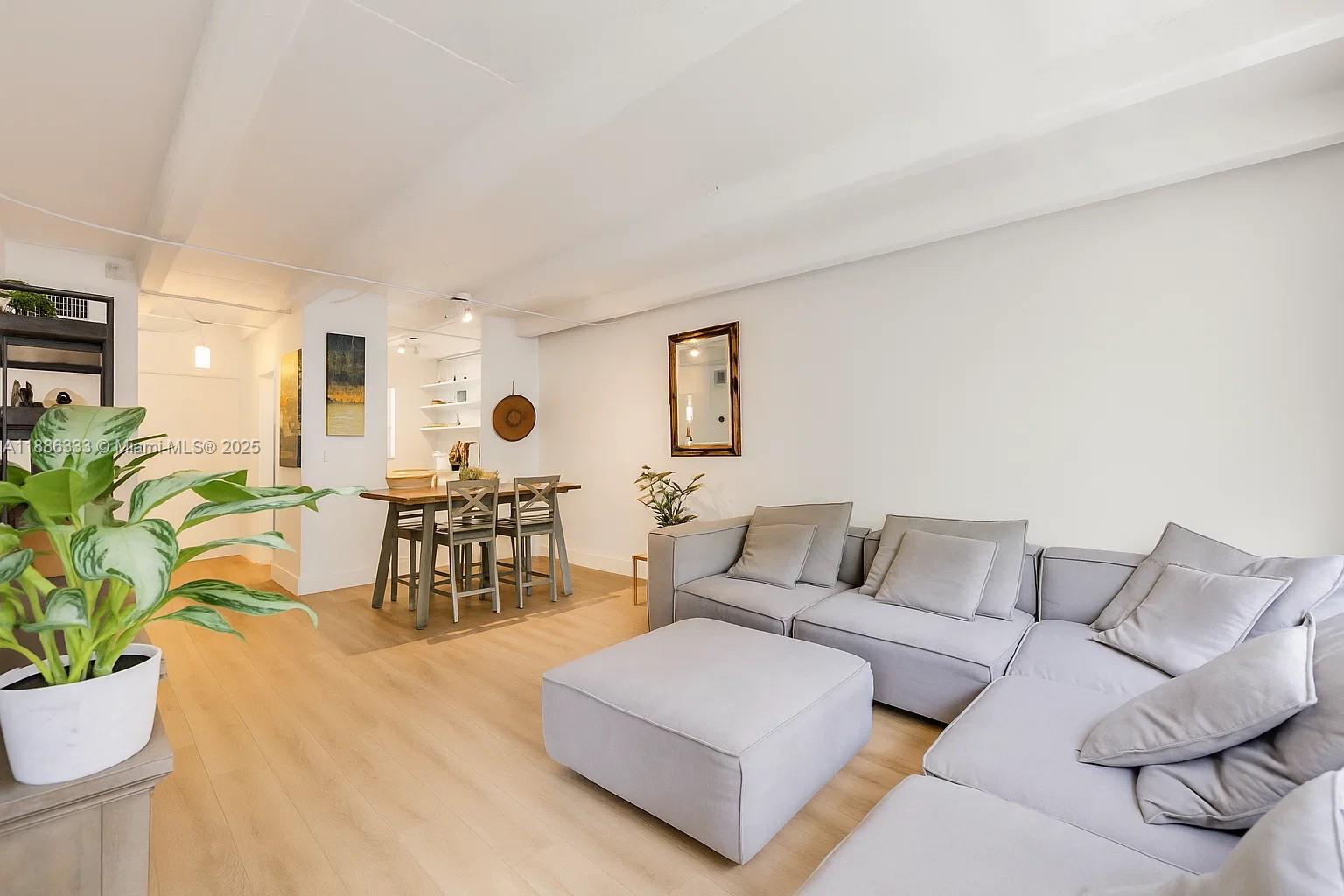 Fully furnished and updated, this one-bedroom condo boasts ocean views in the highly sought-after South of Fifth neighborhood. All utilities are included! This spacious condo features an open kitchen, large living room, a large walk-in closet, and a wide balcony. The well-sized bedroom and bathroom ensure comfortable living and the property's location is truly ideal, situated on the beach. You can easily stroll to the large oceanfront park on 3rd, bike down the 12-mile-long boardwalk to South Pointe Park or up to Bal Harbour, or walk to Miami’s renowned restaurants, cafes, and breakfast spots. Residents also enjoy a discounted rate at Esteban’s Beach Service. Neighborhood street parking is available, and laundry facilities are located on the same floor.