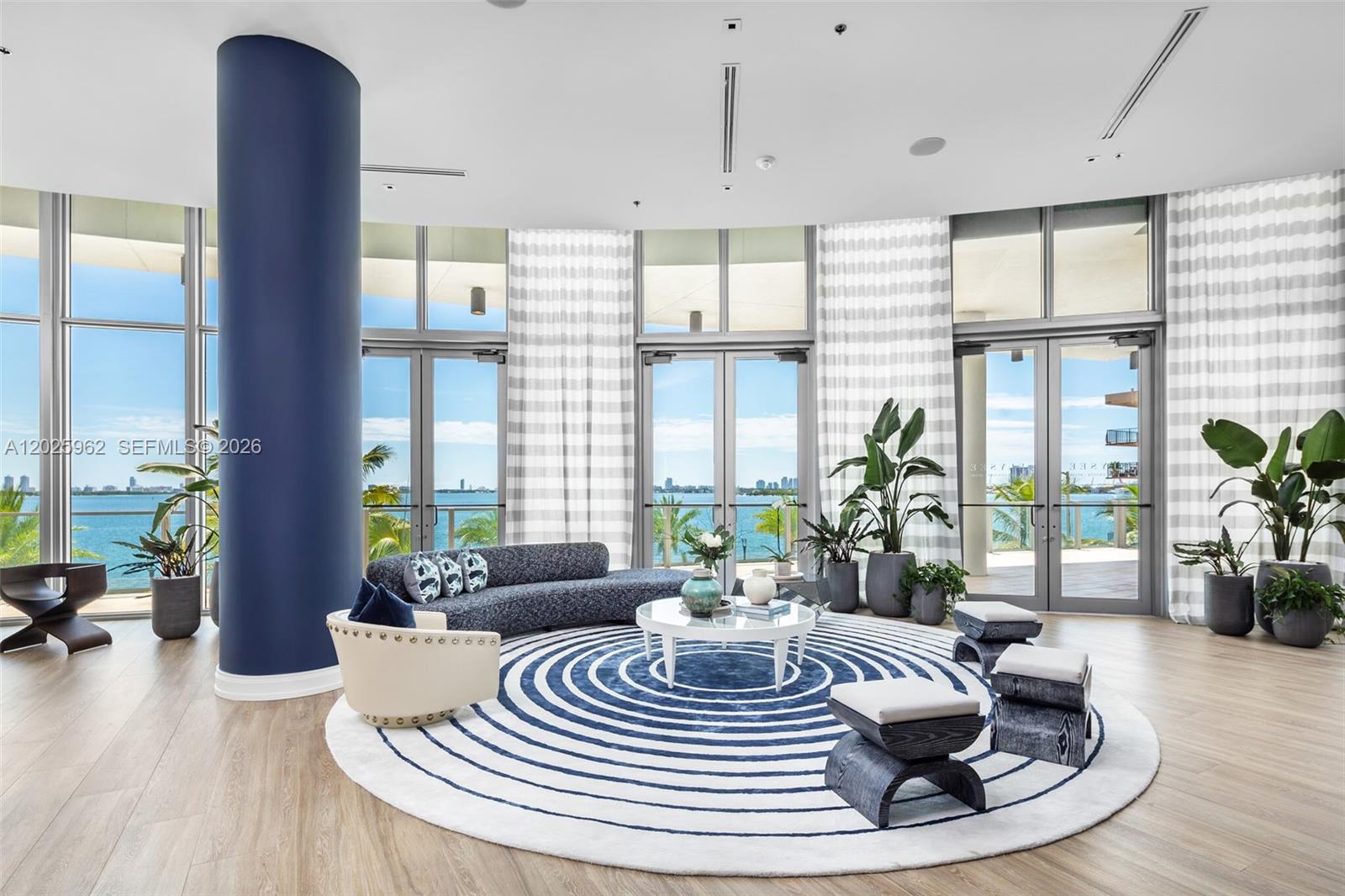 For Sale or Lease – Premier Waterfront Commercial Space in Edgewater. Offering 8,121 SF (5,481 SF interior + 2,640 SF terrace) with 18’ ceilings and 15 dedicated valet spaces. Ideal for office, medical spa, showroom, or high-end retail. Unmatched Biscayne Bay views with a private entrance in one of Miami’s most dynamic neighborhoods.