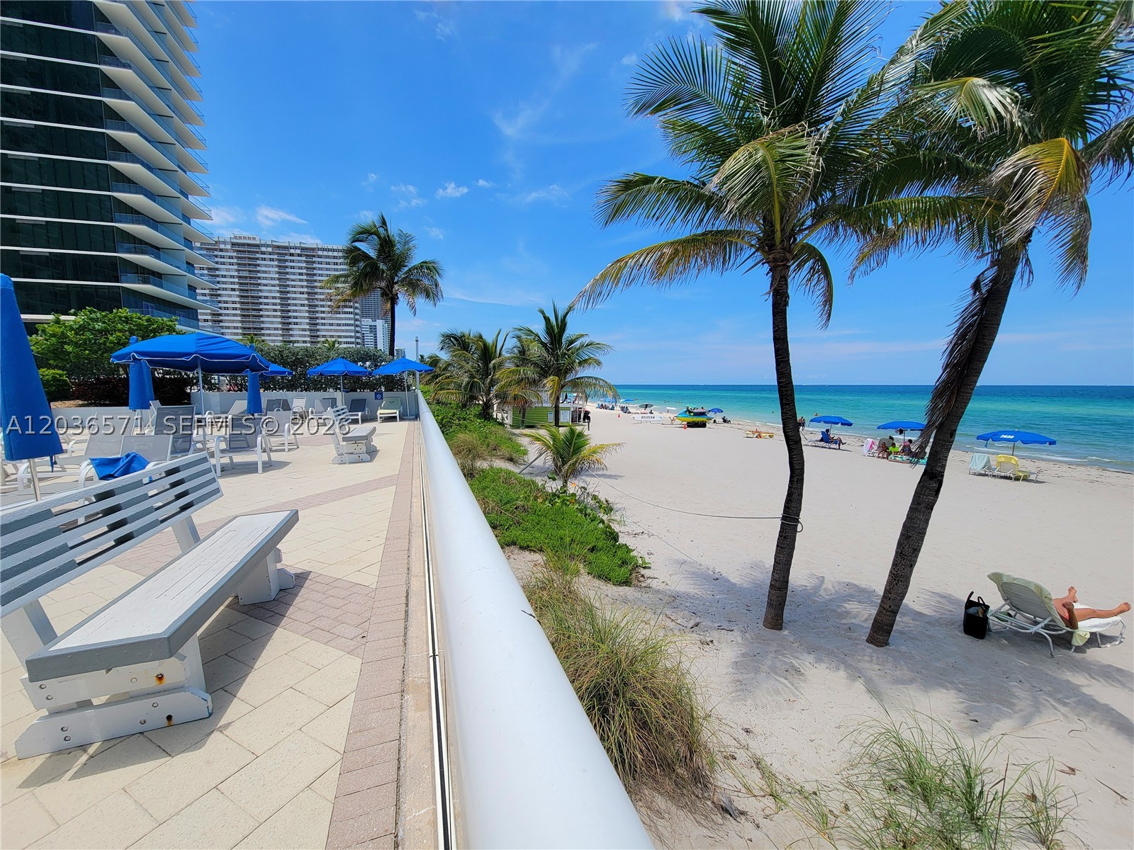 OCEANFRONT with INTRACOASTAL VIEW, Large Open Balcony, w Skyline Views. Furnished, Annual Residence, Only Pay Electric- Approx $35/mo. Live Like You're On Vacation For Only $6.30/Day!  Heated Pool, Jacuzzi, Private Beach Access, Pool & Beach Attendant, Convenience Store & Cafe, Valet & Front Desk Concierge! Great Community-Close To Everything, Shopping, Entertainment, Restaurants, Airports, Parks, the Best Medical Centers..It's All Here!
