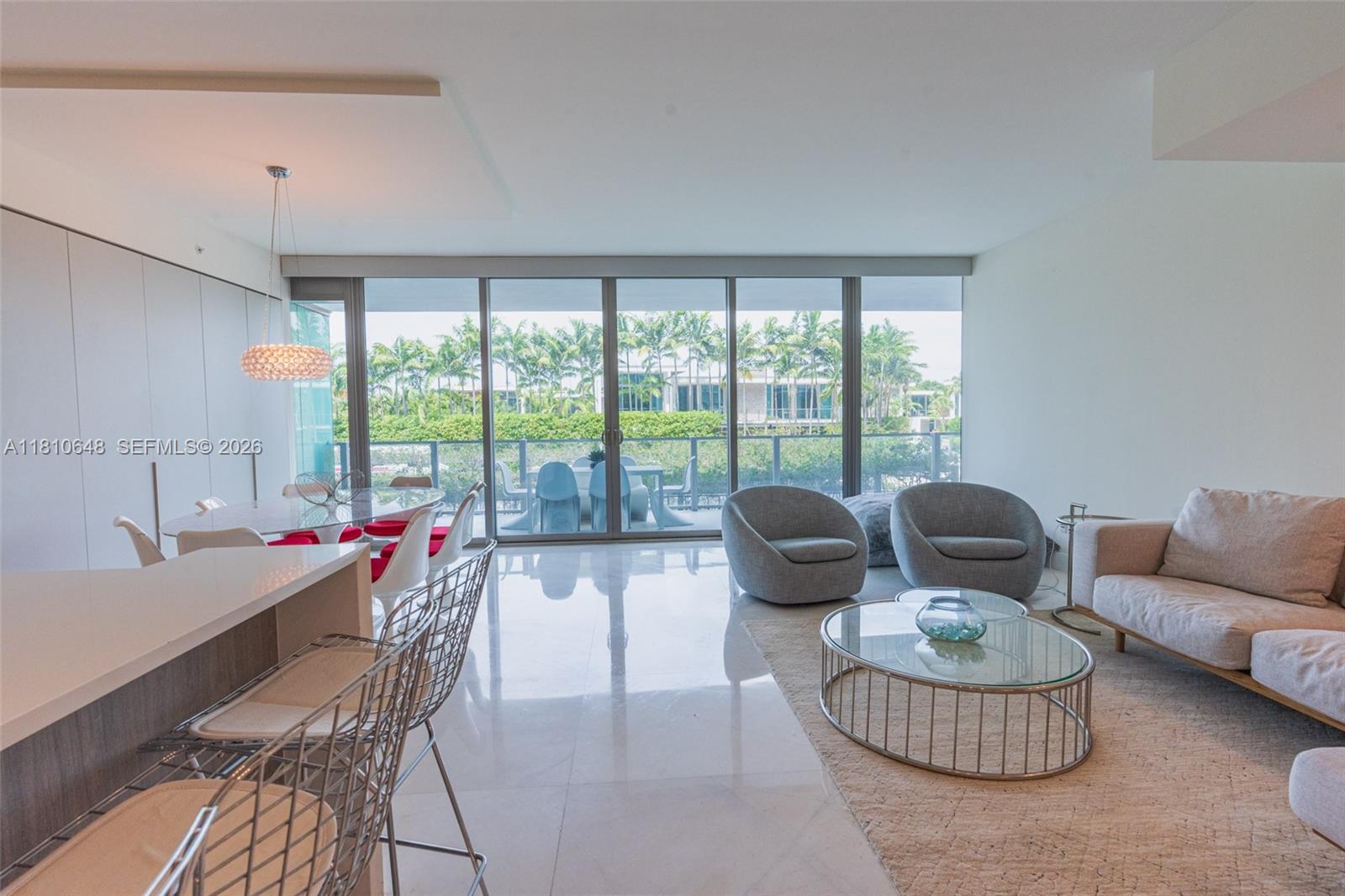 Exceptional opportunity to live in Oceana, the pinnacle of luxury and exclusivity in Key Biscayne! The unit spans 1,830 sq ft with an open floor plan 2-bedroom, 3.5-bathroom plus den that can be used as a small bedroom or office. Conveniently located on an oceanfront property with a wide range of resort-style amenities, including beach service with chairs, towels, and umbrellas, a beach entry pool with cabanas, a lap pool, a cutting-edge fitness center, tennis courts, a spa, a residents-only restaurant, a putting green, volleyball courts, and more!