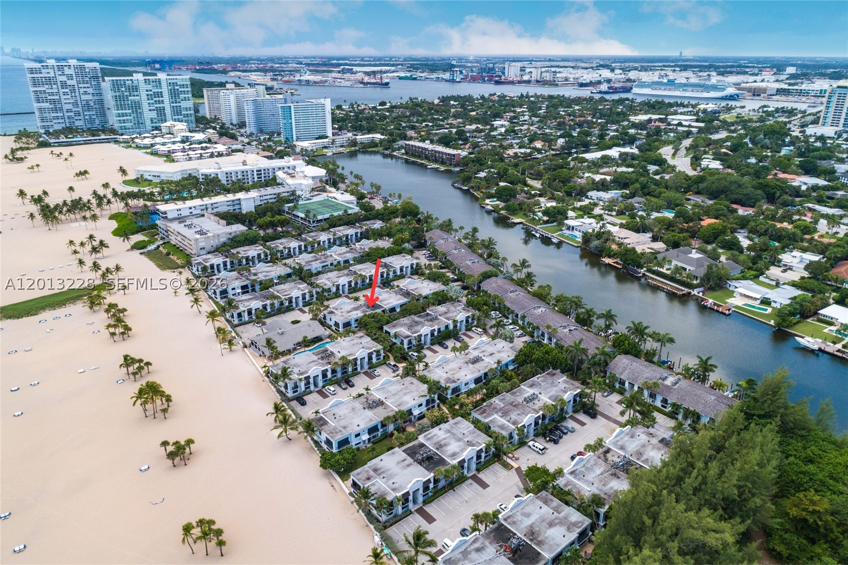 Experience elevated beachfront living at The Oceanage, one of Fort Lauderdale’s most exclusive gated communities. This second-floor residence features 2 bedrooms, 2 full bathrooms plus a versatile space easily converted into a third bedroom, home office, or den, offering both flexibility and long-term value. Soaring ceilings, and impact glass sliders create a bright, open ambiance, while the bedroom captures peaceful views of lush tropical landscaping.
Just steps from the sand, this residence places you in a private, tropical enclave where the ocean becomes part of your everyday routine. Community amenities include a clubhouse, beach cabana and chairs, bike storage, paddleboard storage, boat dock, heated pool, fitness center, on-site management, and 24/7 security. Whether you’re seeking a full-time coastal retreat, seasonal escape, or a property with strong upside potential, this is a rare opportunity to own in one of Fort Lauderdale’s most desirable beachfront communities. Conveniently located near shopping, restaurants, entertainment, hospitals, The Lago Mar Club Hotel, convention center, international airport, and Port Everglades.