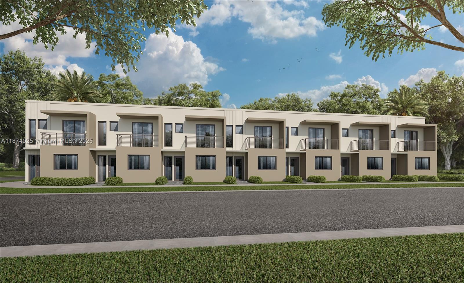 This new two-story townhome showcases an elegant clear glass impact-resistant entry door and windows. On the first floor is an open-concept layout shared among the kitchen, a spacious Great Room and a private fenced-in rear patio. On the same level is a bedroom suite well-suited to accommodating family members. Upstairs hosts the remaining three bedrooms, including the tranquil owner’s suite with a full-sized bathroom and an enviable private balcony to enjoy sunset views.

Prices, dimensions and features may vary and are subject to change. Photos are for illustrative purposes only.