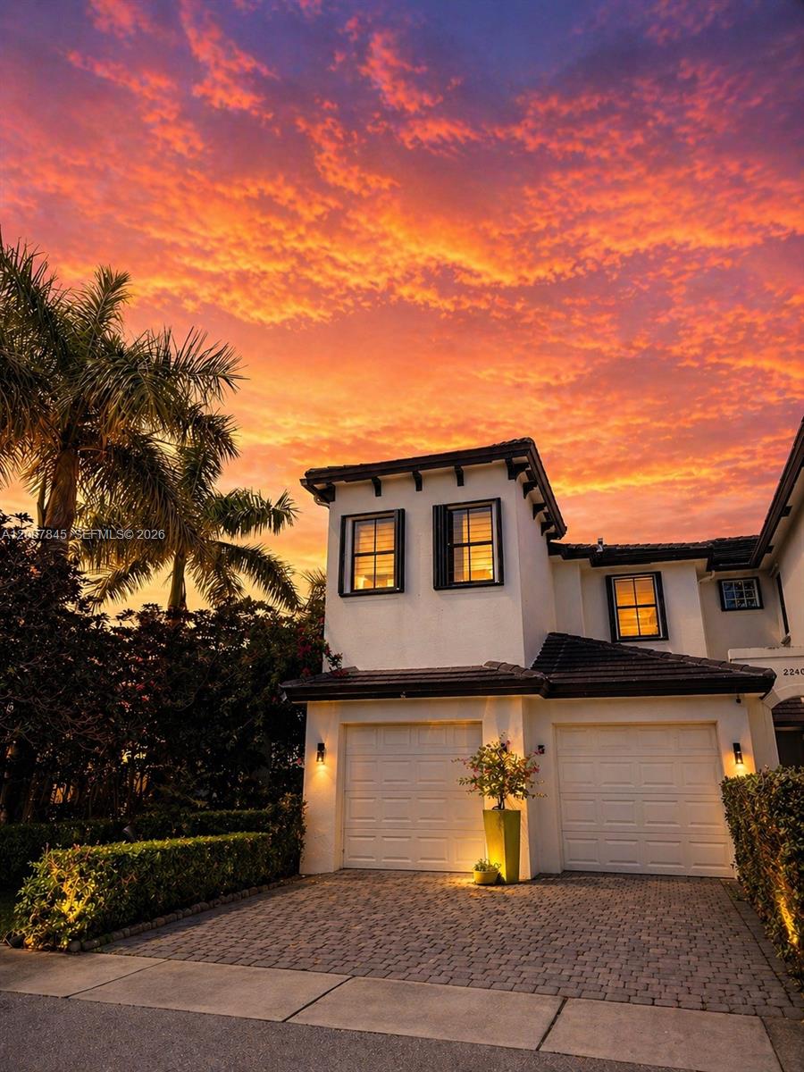 Beautiful Corner Townhouse in Gated Community! Spacious and well-maintained 3-bedroom, 2.5-bathroom corner unit offering 1,806 sq ft of comfortable living space. This home features a desirable open-concept layout with a modern kitchen overlooking the dining and family room, perfect for entertaining and everyday living. The kitchen is equipped with stainless steel appliances and ample cabinetry. 
The first and second floor features durable laminate floors throughout. Enjoy an extra-large master bedroom with a generous walk-in closet, providing both comfort and functionality. One of the secondary bedrooms has been thoughtfully customized into an oversized walk-in closet, ideal for added storage or a luxury dressing space.
Additional highlights include hurricane shutters, a 2-car garage, and plenty of natural light thanks to its corner unit location.
Located in a private, gated community with a pool, offering both security and lifestyle convenience.
Don’t miss this incredible opportunity!