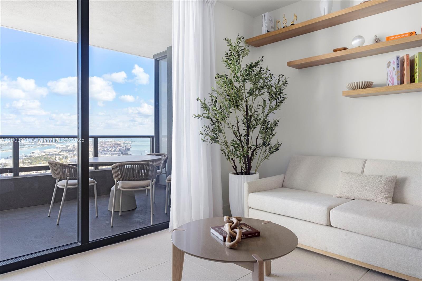 Rare 3-bed, 3-bath corner residence featuring a split lockout floor plan that easily converts into a 2-bed/2-bath plus a 1-bed/1-bath—perfect for dual income or guest privacy.

Offered turn-key and fully furnished, this unit showcases direct, panoramic views of Biscayne Bay, Bayfront Park, the Cruise Port, and Miami Beach—one of the most iconic views in the city.

Located in the heart of Downtown Miami, just steps from the Brightline and MetroMover stations, this area is rapidly growing with new developments, dining, and cultural destinations.

Enjoy resort-style living with world-class amenities: multiple restaurants, full-service spa, fitness center, yoga room, and more.

An ideal blend of lifestyle, flexibility, and investment potential—live in one side, rent the other or both!