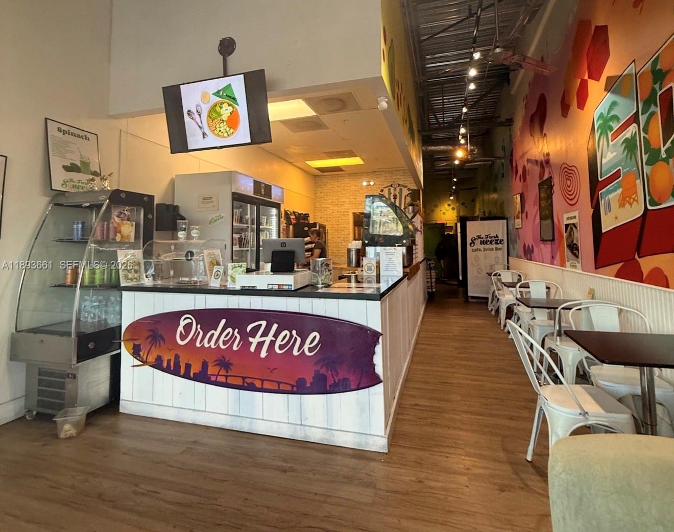 Is a well-established Juice & Smoothie Bar located located in a busy area of South Broward County, offering a variety of fresh juices, smoothies, and healthy sandwiches. The business has a loyal local clientele and enjoys excellent visibility in a high-traffic area near shops and residential communities.Included in the sale is a fully equipped food truck, providing great potential to expand the brand and increase revenue through events, catering, or mobile service across Broward This is an excellent opportunity for someone seeking a turn-key health. focused opportunity in South Florida near the beach.