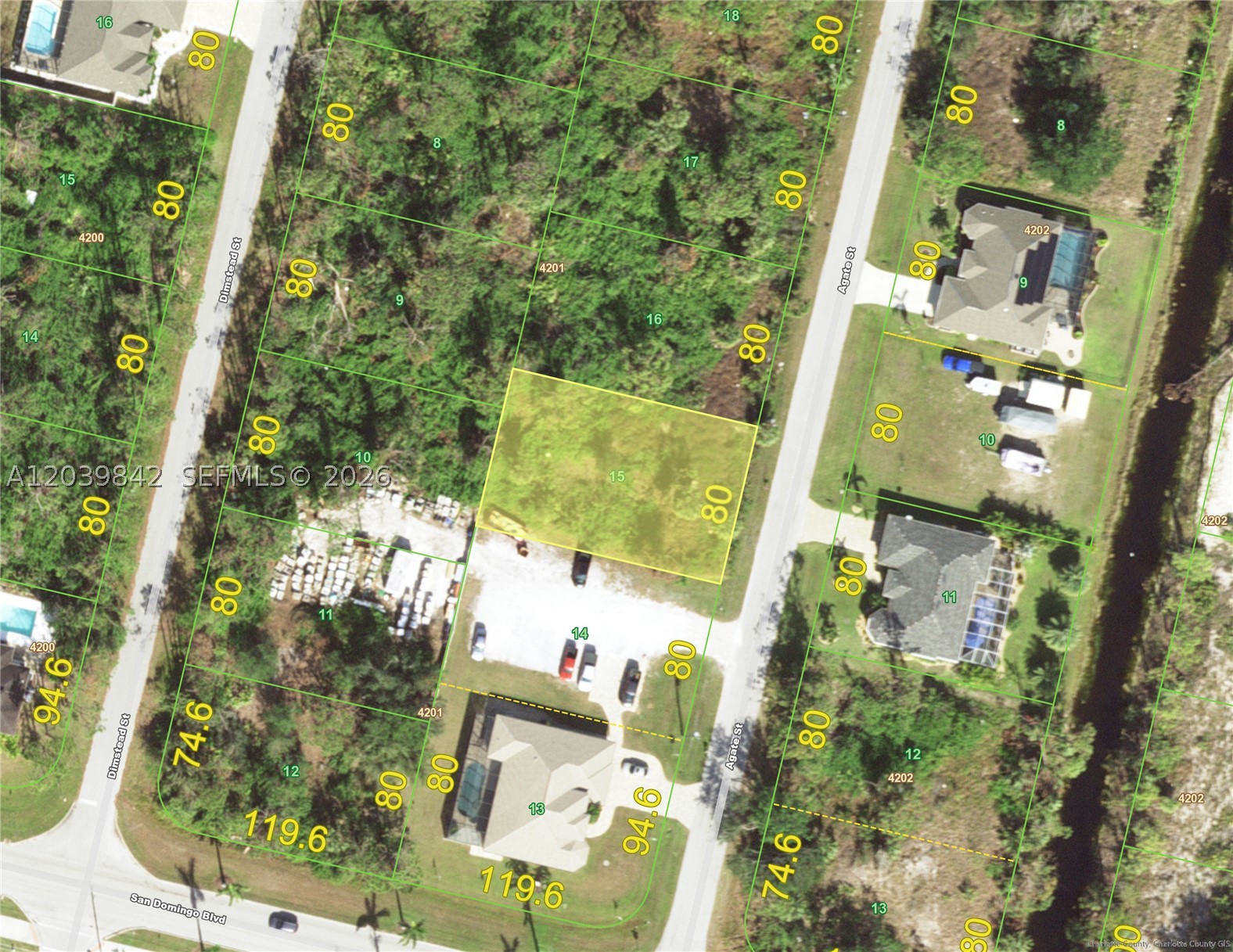 Discover the perfect opportunity to own a piece of Southwest Florida in the growing community of Port Charlotte. This residential lot offers an ideal setting to build the home you've always envisioned, whether you're looking for a primary residence, seasonal retreat, or long-term investment property. Situated in a developing area with new construction throughout the neighborhood, this property provides the perfect balance of privacy, convenience, and future growth potential. With no timeframe to build, you can purchase now and develop when you're ready. The lot offers a fantastic opportunity for builders, investors, or anyone looking to secure land in a rapidly expanding market. Conveniently located near major roadways, providing access to neighboring communities, airports, and popular destinations throughout Southwest Florida. Whether you're planning your dream home or adding to your investment portfolio, this property presents exceptional value and endless possibilities. Don't miss your chance to own land in one of Florida's most attractive and affordable coastal communities. Secure your future in Port Charlotte today and start turning your vision into reality.