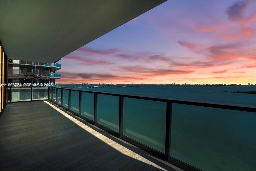 Income-producing waterfront sky residence leased through February 2027 at Elysee Miami, one of Miami’s most exclusive luxury boutique waterfront towers in prestigious Edgewater. Designed by Arquitectonica with interiors by renowned Parisian designer Jean-Louis Deniot, Elysee offers exceptional privacy and sophistication with only 2 residences per floor.
This impeccable 3 Beds + Den / 4.5 Baths residence features breathtaking unobstructed Biscayne Bay and skyline views through floor-to-ceiling glass walls, plus expansive sunrise and sunset terraces ideal for entertaining. Approximately $225,000 in upgrades include motorized shades, custom closets, wine cooler, enclosed den, and assigned storage. Gourmet kitchen with Sub-Zero & Wolf appliances, gas cooktop, and Italkraft cabinetry.

Residents enjoy over 30,000 SF of resort-style amenities including waterfront pools, spa, fitness center, yoga studio, sky lounge, private dining room, library, screening room, guest suites, concierge, butler service, valet, robotic parking, EV charging stations, and 24-hour security.
Ideally located along Biscayne Bay, Elysee is minutes from the Design District, Wynwood, Brickell, Miami Beach, luxury marinas, fine dining, and world-class shopping. Exceptional turnkey opportunity for international buyers and investors seeking immediate rental income, long-term appreciation, privacy, and Miami luxury waterfront living.