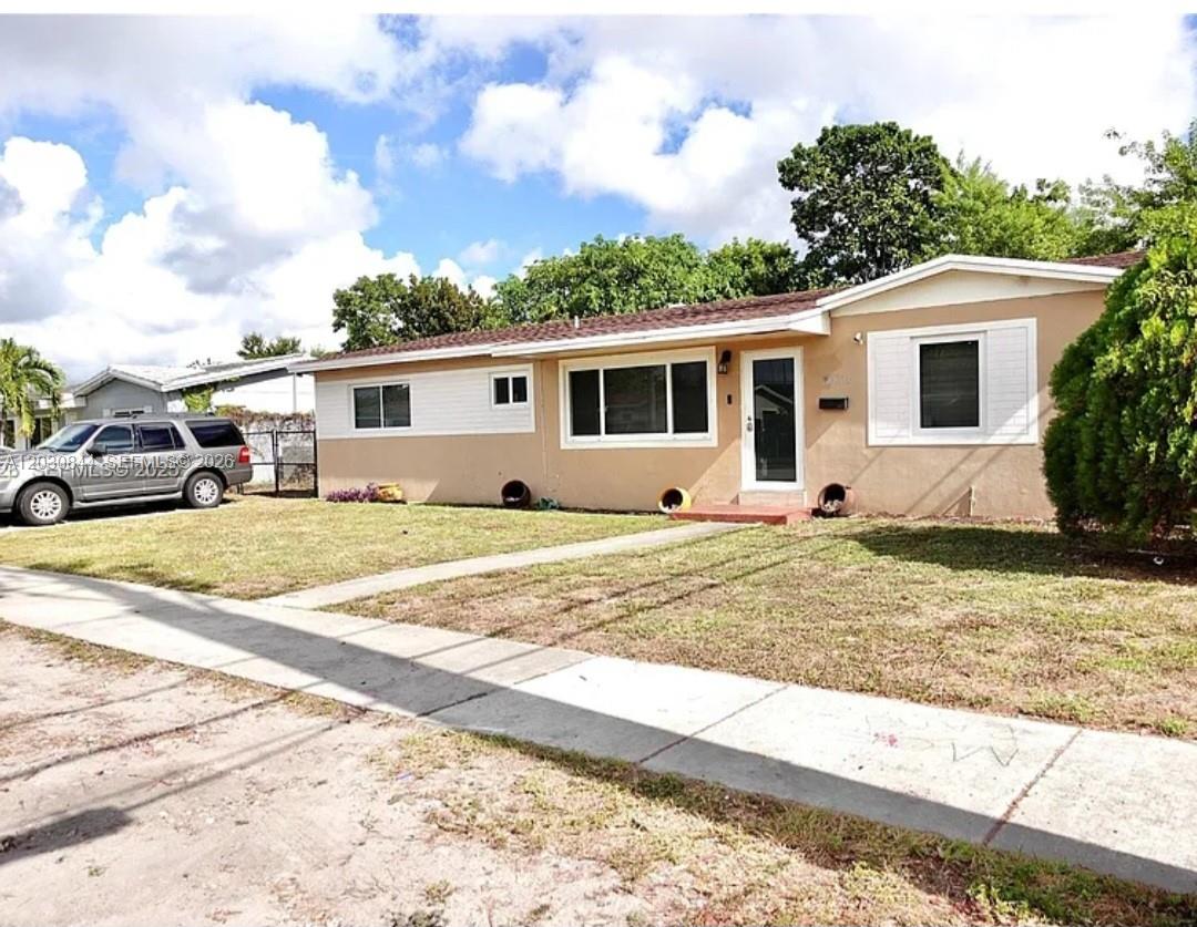This beautiful 4-bedroom, 2-bathroom single-family residence offers comfort, convenience, and plenty of space for the whole family. Conveniently located near Hard Rock Stadium, major highways, shopping centers, restaurants, and schools. Washer and dryer included, Private 2-car driveway, Large backyard, and Covered patio space. Section 8 welcomed.