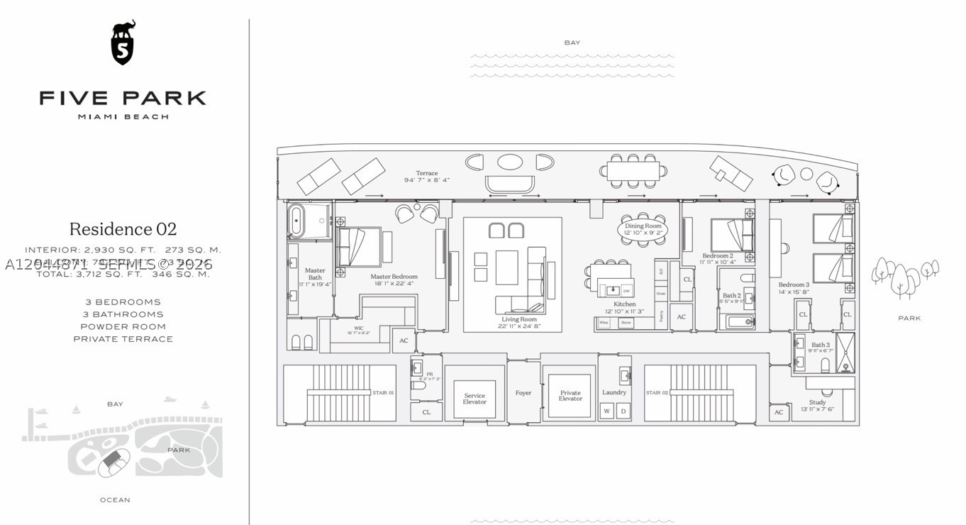 Five Park Miami Beach - Residential