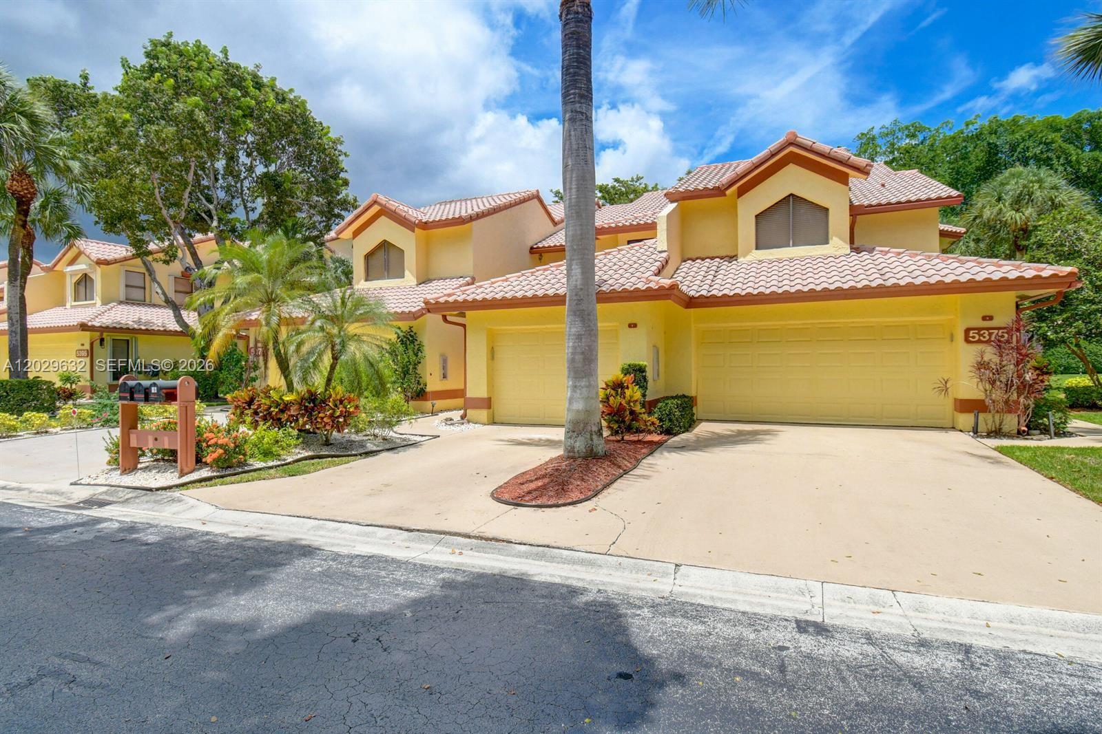 GOLF & COUNTRY CLUB, 55+ GATED COMMUNITY. NON MANDATORY EQUITY. Featuring an 18-hole golf course on 135 Acres, perfect for relaxation and recreation! This home was renovated kitchen that combines modern with functionality, NEW mater bathroom and UPDATED guest bathroom. NEW vinyl floor. The views from the balcony and patio are amazing. This townhome presents the perfect opportunity to experience the golf lifestyle without the commitment. SHORT WALK TO THE TWO POOLS AND NEWLY RENOVATED AND FULLY EQUIPPED CLUBHOUSE WITH CAFE, GYM, BILLIARDS, TENNIS AND PICKLEBALL. THIS HOME IS TRULY MOVE IN READY.