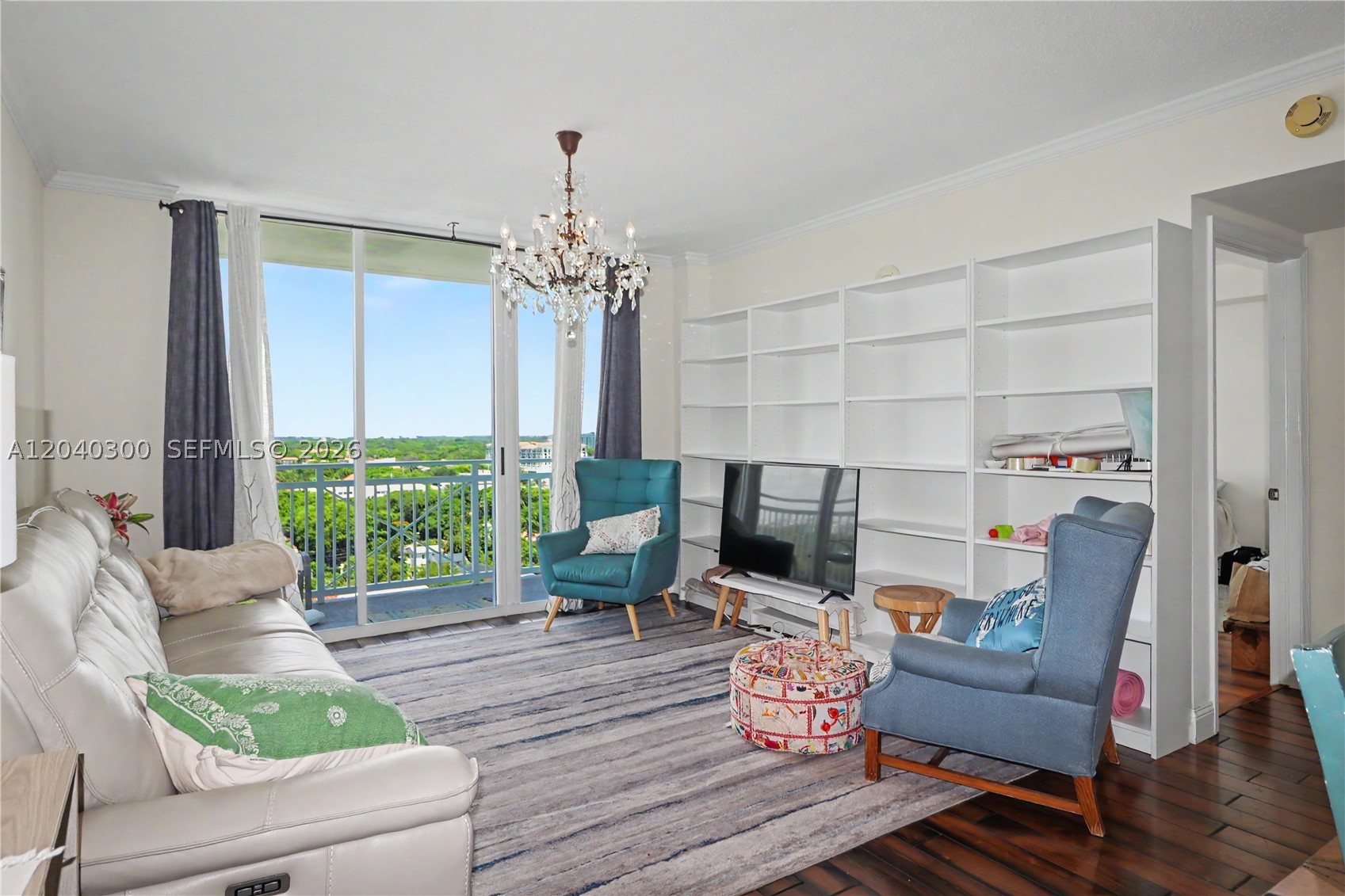 Step into luxury with this stunning, meticulously maintained 2-bedroom, 2-bathroom residence offering breathtaking panoramic city views. Ideally located just a short walk from the vibrant energy of Coral Gables and Miracle Mile, this bright and airy condo features a spacious bedroom with a generous walk-in closet, a large bathroom, a well-equipped kitchen, and an in-unit washer and dryer. The property also includes one coveted covered parking space. Situated within a regal, secure building, residents enjoy top-tier amenities, including a resort-style pool with sun chairs and outdoor showers, a fully equipped gym with a sauna, and a beautiful community room for entertaining. With 24-hour security, concierge service, a secure lobby, and controlled access to all elevators and entry points, this home offers the ultimate combination of luxury, convenience, and peace of mind.