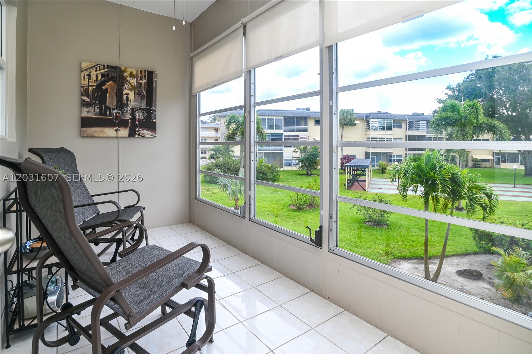 THIS BEAUTIFUL & SPACIOUS UPDATED FULLY FURNISHED (TURNKEY) 1 BED 1 BATH CONDO IN LAUDERHILL EAST (HEATHER BUILDING). RELAX IN YOUR ENCLOSED PATIO WHILE OVERLOOKING THE PEACEFUL POOL AREA AND THE BEAUTIFULLY KEPT GROUNDS. UPDATED KITCHEN. UPDATED BATH. BEAUTIFUL TILE FLOORS THROUGHOUT. UPDATED ELECTRIC PANEL. UNIT HAS LOTS OF STORAGE CLOSETS.  TRULY A MUST SEE! THIS COMMUNITY IS AN ACTIVE ADULT COMMUNITY. AMENITIES INCLUDE: POOLS, SHUFFLEBOARD, COMMON LAUNDRY, BIKE STORAGE, GYM, LIBRARY, AND SO MUCH MORE. CONVENIENTLY LOCATED NEAR EXPRESSWAYS, RESTAURANTS, SHOPPING, GOLF ETC. JUST MINUTES AWAY!! ALL CLOSE BY. LOW MAINTENANCE FEE. GREAT FOR ALL YEAR LIVING OR 2ND HOME. JUST BRING YOUR TOOTHBRUSH!
