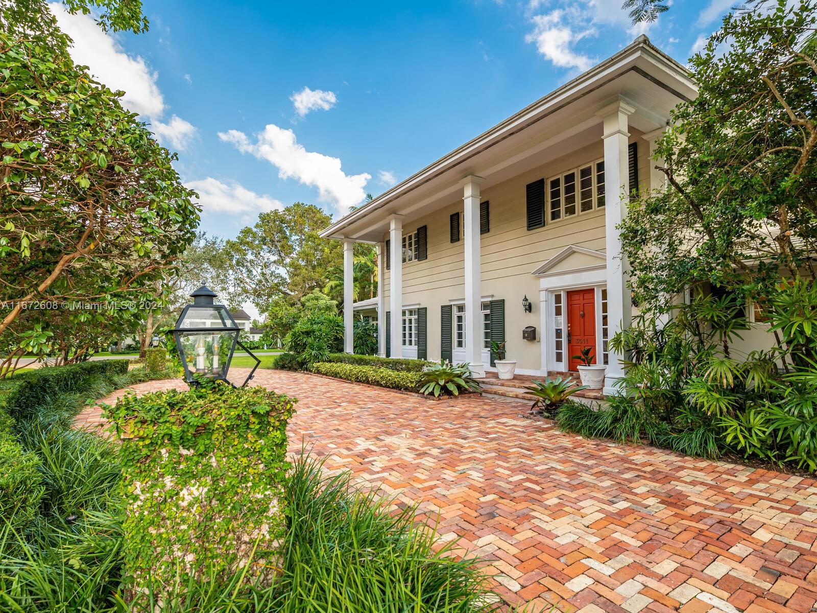 Stunning corner property in one of the most exclusive & sought-after locations in Coral Gables: This 2-story home
boasting classic & timeless charm features 5 bedrooms, 4.5 bathrooms, maid's quarter & office. Elegant
living spaces flooded with natural light, a modern dine-in kitchen with high-end appliances, formal dining room &
living room and a gorgeous and relaxing florida room with ample natural light for reading and spending time with
family. A lush and expansive backyard with a pool perfect for outdoor gatherings & entertaining. Home features a
brick circular driveway and 2-car garage. Conveniently located near top schools, Coral Gables Wayside Park, The
Biltmore Hotel, Miracle Mile & much more.