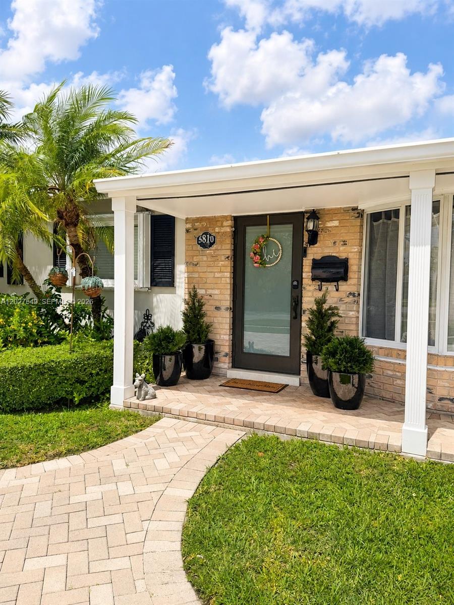 Tucked in quiet Darlington Manor, this gracious 4-bedroom, 2-bath home blends mid-century ease with modern Miami living. Designed for connection and calm, its open layout offers multiple gathering spaces — from the light-filled living room to a large family area with a built-in bar that opens to the backyard. Outdoors, your private pool and covered gazebo create a relaxed retreat perfect for weekends at home or entertaining under the palms. Every corner of this home is shaped for comfort and flexibility — ready to adapt to the rhythms of family life, work-from-home balance, or effortless hosting. Located minutes from Coral Gables, South Miami, and top schools, with thoughtful updates, a circular driveway, and lush privacy, this property offers a rare mix of space, style, and serenity — the true Miami lifestyle.