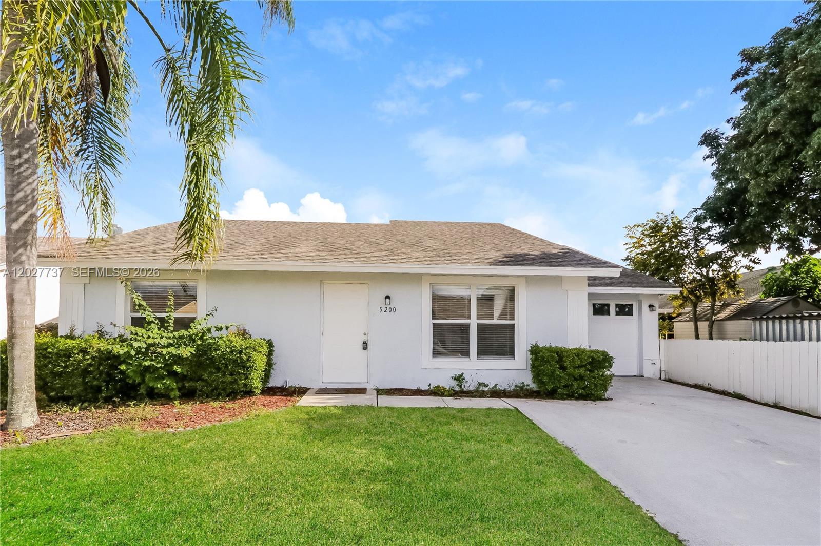 Discover this well maintained 4 bedroom, 2 bathroom home offering 1,420 sq ft of comfortable living space. The home features a functional layout with spacious living and dining areas that flow into the kitchen, creating a great setup for everyday living and entertaining. The primary suite includes a private bathroom, while the additional bedrooms provide flexibility for family, guests, or a home office. Step outside to enjoy the generous patio area, offering plenty of space for relaxing or hosting gatherings. Located in a quiet residential neighborhood, this move-in ready home is easy to show and ready for its next owner.