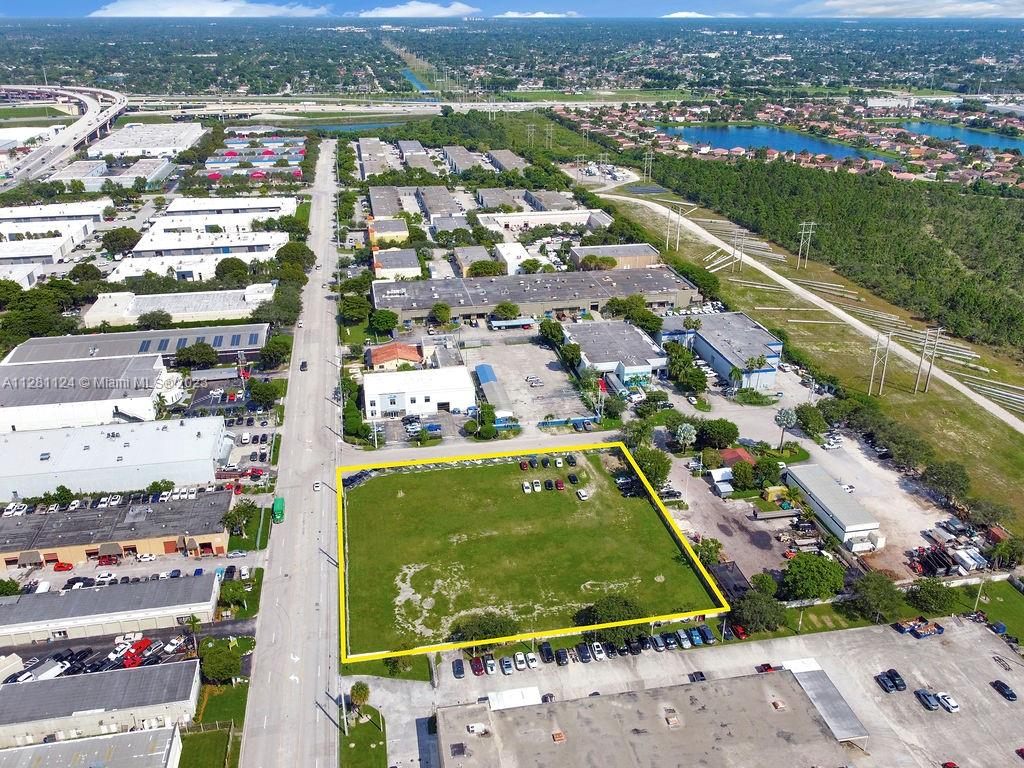 Rare Find. One of the last remaining industrial parcels left in the Kendall / Miami Executive Airport commercial district. This prime location is just minutes to the 874 Expressway and the 120th street Turnpike Interchange and provides easy expressway access to Homestead, Coral Gables, South Miami, Pinecrest, Palmetto Bay and Miami International Airport. Ideal location to build a corporate headquarters, manufacturing or distribution facility.  Land consists of 3 folio #'s 30-5913-014-0010 / 30-5913-014-0020 / 30-5913-014-0030.