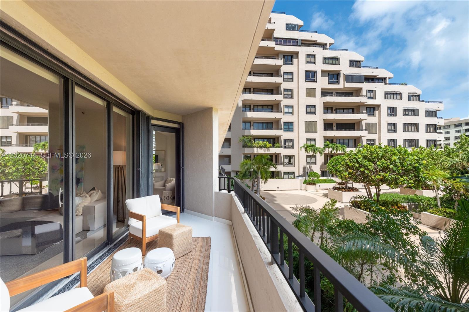 This beautifully updated 2-bedroom plus den, 2-bath residence at Oceansound in Key Colony, offers a spacious layout, abundant natural light, and tranquil garden views. Features include a modern open kitchen, large bedrooms with walk-in closets, and a large private balcony perfect for relaxing or entertaining. Located within a premier oceanfront community, enjoy resort-style amenities such as direct beach access, pools, tennis courts, fitness center, and 24-hour security. AVAILABLE STARTING JULY 6, 2026