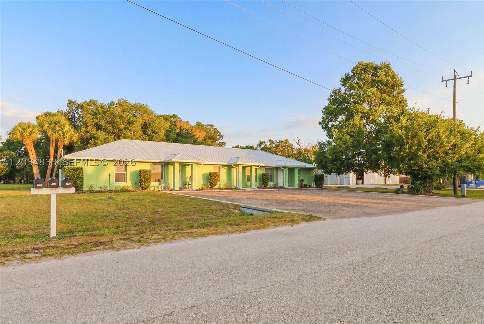 Rare multifamily portfolio opportunity in downtown Okeechobee featuring two masonry triplexes located on corner lots at the same intersection just south of the Park Street corridor. The portfolio consists of six matching 2-bedroom, 2-bathroom units totaling 5,760 SF on approximately 0.70 acres. Uniform floor plans and operational consistency create efficient management and leasing. Walkable to Flagler Park, Main Street, restaurants, and local amenities. Both buildings are turnkey, with roofs and HVAC systems replaced within the past 24–36 months. Current rents are approximately 12% below market, presenting a clear value-add opportunity through lease turnover and rent growth. Ideal for investors seeking in-place cash flow with strong upside potential in a growing market.