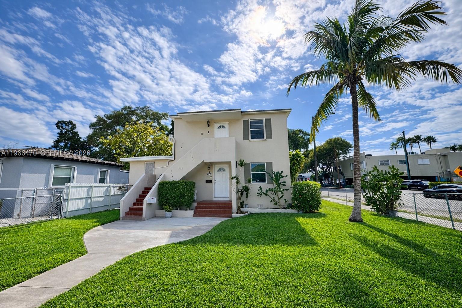 Beautiful and spacious two-bedroom apartment, located in a quiet neighborhood. Fantastic location close to everything. The unit includes in-unit laundry amenities. Near Versailles, Miracle Mile, and everything Coral Gables has to offer. Plenty of living space and lots of closet space! Rent includes lawn care. To move in right away, pay the security deposit and first month’s rent. Come see your new home today! For more information, text or call.
