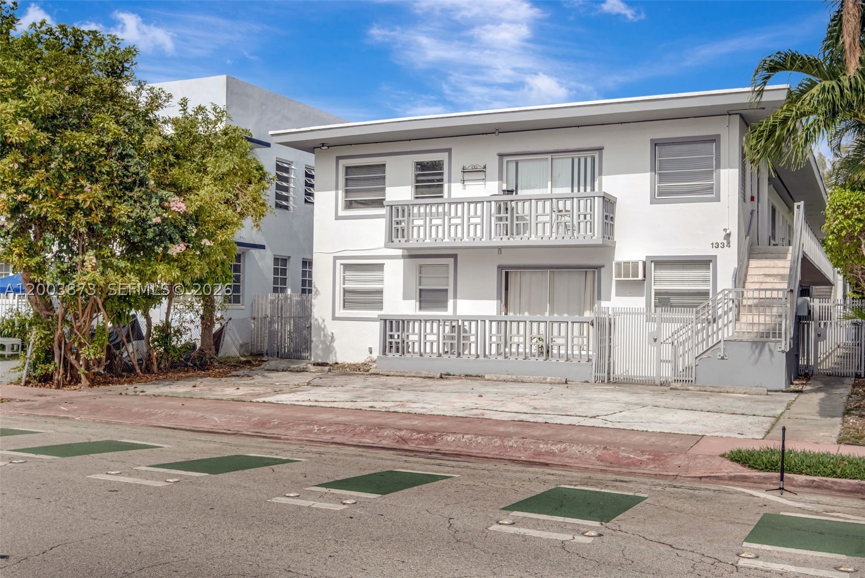 Top-floor 1BD/1BA in the heart of South Beach! This 620 sq ft residence offers a thoughtfully designed layout with great natural light and a seamless flow from the living & dining area to a cozy bedroom and private, petite balcony. The unit features a brand-new impact front door, ceiling fans, and a sleek chef-style galley kitchen with custom cabinetry. Additional highlights include charming wood shutters and covered Parking, (community laundry onsite). Perfectly located just steps from Española Way, Lincoln Rd., and only 4 blocks to Ocean Drive and the beach. Enjoy walkable access to Flamingo Park, top dining, shopping, and everything that makes Miami Beach living so desirable. Ideal for an end-user or investor, with low HOA fees and strong rental appeal.