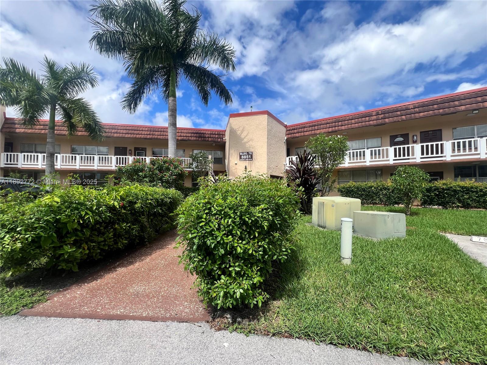 HOME SWEET HOME! Live in this Sunrise resort-like community. Spacious 1/1 condo on first floor with lots of sunlight, this is a 55+ community. Very cozy with vinyl flooring throughout. Unit can be sold furnished or unfurnished! Community laundry on same floor! Club house with several amenities: Tennis and golf courses, BBQ & picnic areas, indoor and outdoor pools, billiard room, bocce, pickle ball court, gym, game room, bingo, dances, library, free movies courtesy bus and more. HOA includes cable-TV, hi-speed internet WIFI, water, pest control, and all outdoor maintenance. No rentals allowed. Priced to Sell!