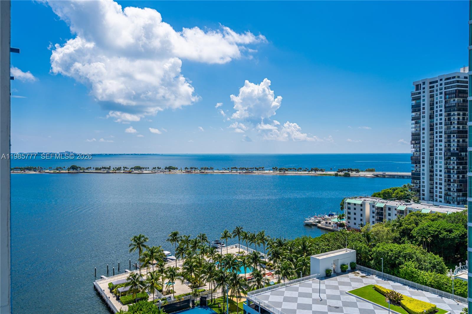 SPECTACULAR CORNER WATERFRONT UNIT at Iconic design award Atlantis on Brickell. Panoramic Bay and city views from huge balcony. Sunny and Bright open Floor plan. Foyer Entry. 2 Bedrooms PLUS DEN . 3 FULL BATHROOMS. Marble and wood floors. Spacious Master Bedroom. Eat in Kitchen with panoramic views. Laundry room. Unbelievable Storage space, just one of a kind! Floor to ceiling windows. Concierge. 24 Hr. Security. Fitness Center. BBQ Area. Bayside Pool. Tennis Court. Sky deck Jacuzzi. Boutique building in Brickell's Best Location. Easy and pleasure to show!