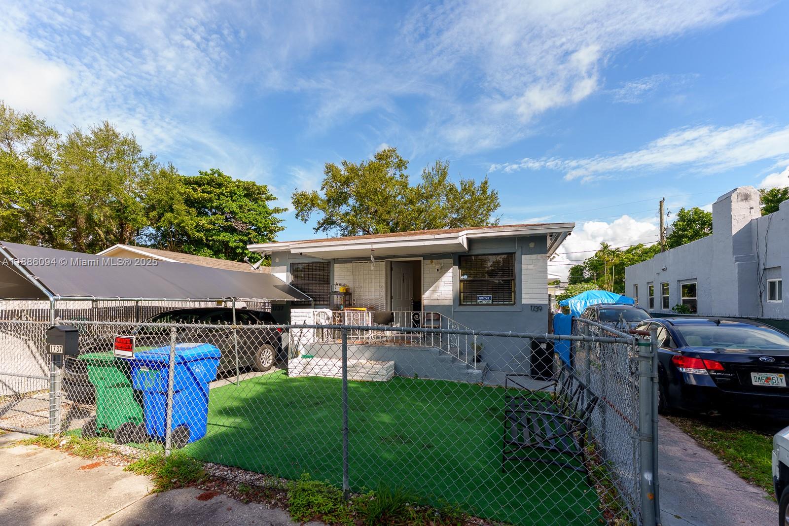 Welcome to 1737 NW 47th Ter, an exceptional duplex offering unparalleled investment potential in the heart of
Miami. Perfectly situated in a vibrant neighborhood, this property presents a rare opportunity for seasoned
investors and first-time buyers looking to capitalize on Miami's thriving real estate market. Unit #1 features 2
bedrooms and, 1bathrooms with 800 sqft rented for $2,400 per month starting Aug 2026 to great Section 8 tenant, and unit #2 features 1 bed and 1bath with 675 sqft rented for $1,750 per month. Whether you're seeking a savvy investment or a place to call home, this duplex promises value and versatility. Don't miss out on the chance to own a piece of Miami's dynamic real estate market.