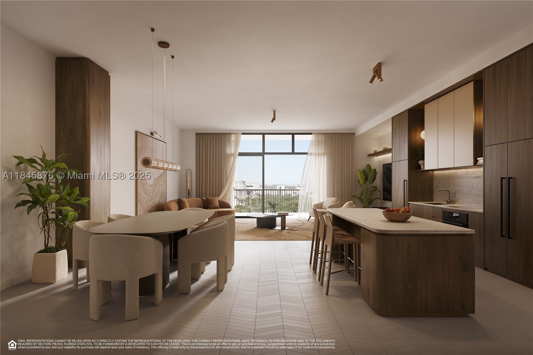 Discover luxury living redefined at Cora Merrick Park, Coral Gables’ premier wellness-focused residence. This beautifully designed 1-bedroom condo features 10’ ceilings, floor-to-ceiling windows, elegant Italian cabinetry, Wolf/ Sub-zero appliances & a spacious private 665 SQFT balcony ideal for relaxing or entertaining. Cora features advanced air/water purification, red light therapy in primary baths, and biophilic design elements that bring nature indoors. Amenities include a rooftop pool with cabanas, state-of-the-art fitness center, yoga terrace, outdoor kitchen, coworking spaces, and Coral Gables’ first rooftop padel court. Adjacent to the Shops at Merrick Park, enjoy the very best of dining, shopping & entertainment. Live where luxury meets lifestyle—and well-being comes naturally.