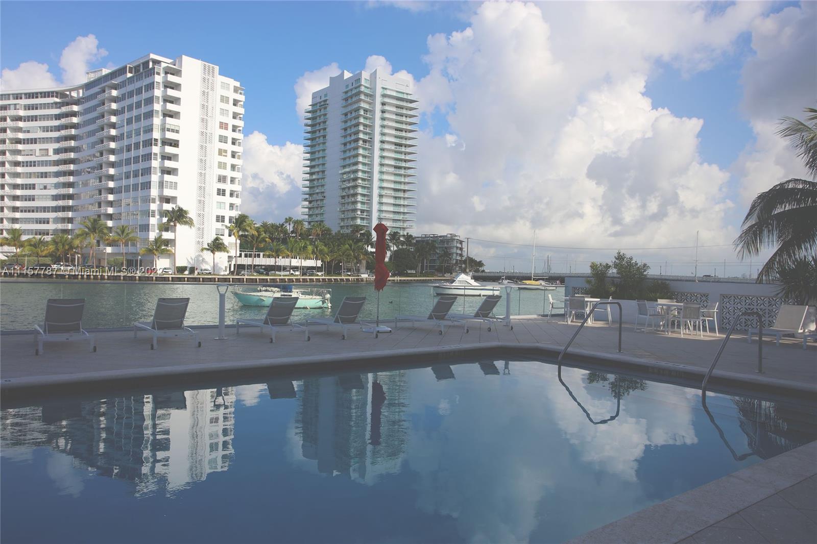FUN-tastic location on the quiet end of Lincoln Road. Spacious 1/1.5 with open balcony, laminate wood floors, and great storage. One assigned parking space-perfect since you can walk to all the things you want to do, eat, see, sun, tan, run, walk, or bike to. Great bayside pool area recently renovated. No pets please, one year minimum.