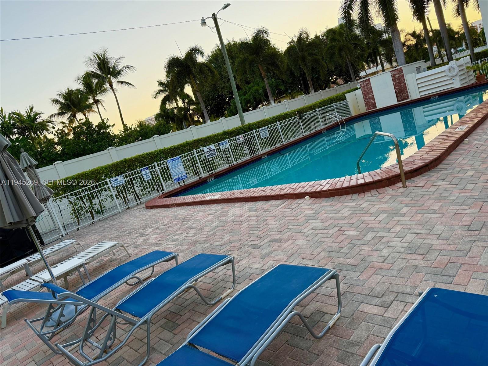 Intercostal View, Ocean access is almost across the street, pool, gym, storage locker, laundry room, club house, Golden Beach is the neighbor. 50 years certification is done, roof and elevators were replaced in 2025, reserves. 700 credit score, no rentals for the first 3 years, min 10% down by condo rules. Cable TV and Internet are included in low maintenance fee. Quarterly reserves payments.