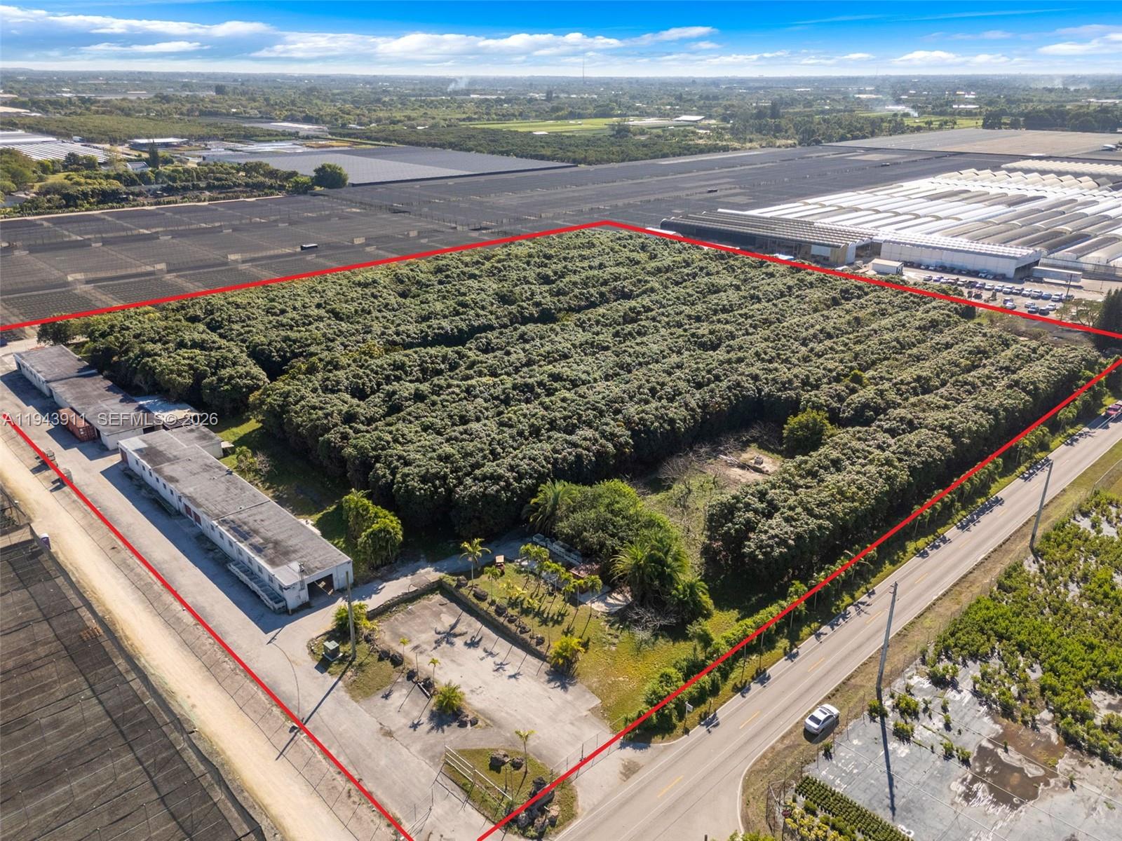 FOR SALE.....13,000 SQUARE FOOT PACKING HOUSE W EQUIPMENT. IDEAL FOR STORAGE /PARTIES OR CONTINUED USE AS A PACKING HOUSE/ 8 ACRES OF TOMMY ATKINS MANGOS ON 9 +ACRES..A SINGLE FAMILY 2 BEDROOM 1 BATH HOME..FEATURES.SEPERATE ENTRY.LOADING DOCK IS DECK HEIGHT. EXECUTIVE OFFICES, BATHS, 2 HUGE CBS BUILDINGS WITH 2 COOLERS. (3 ON SITE) IRRIGATION, BOXES..YOU CAN DRIVE EQUIPMENT/ CARS INSIDE. THEY ARE OLDER SOLID CBS CONSTRUCTION ...IMPRESSIVE.EACH BLDG IS OVER 6500 EACH. BOTH HAVE A COOLER. FENCED AND GATED. SO MANY OPTIONS IN ADDITION TO AND OTHER THAN PACKING HOUSE. CALL FOR VIEWING AN EASY SHOW...IF DESIRED SELLER WILL RENT