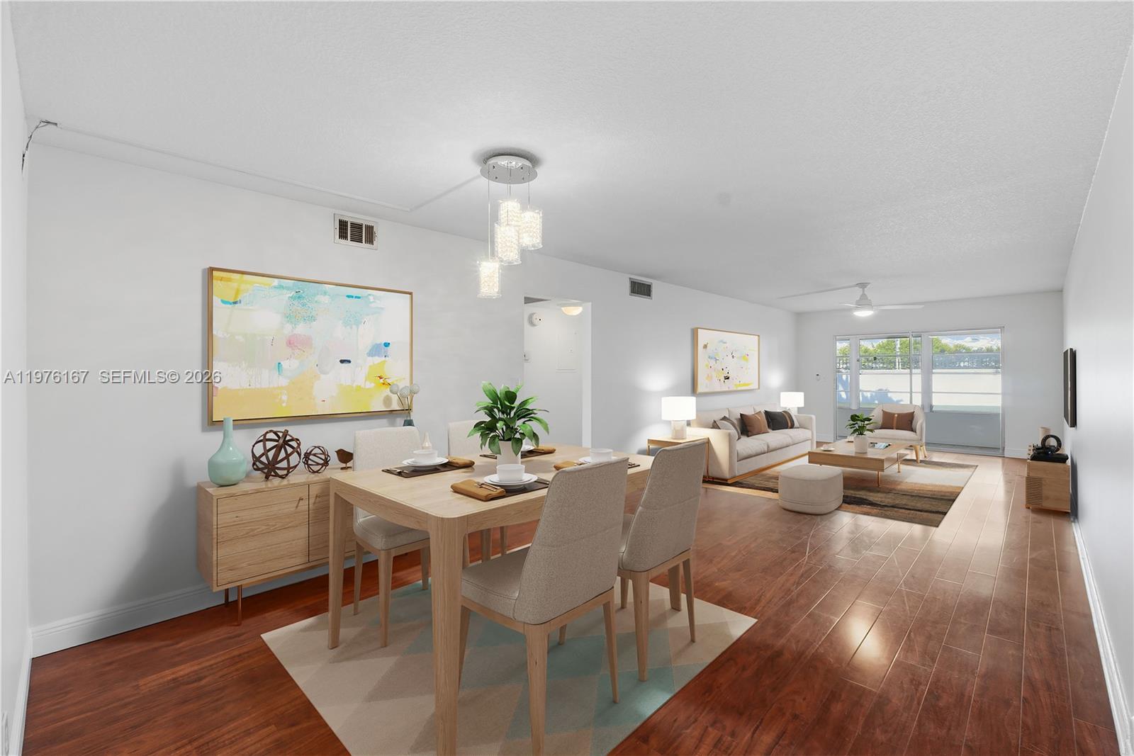 Spacious and tasteful 2/2 FIRST FLOOR corner unit condo in the sought-after Bermuda Village, featuring friendly neighbors and community events. Thoughtfully designed layout enhances comfortable and efficient condo living. Enjoy convenient parking right outside your door and step into a home with beautiful laminate floors, fresh paint, and new lighting and fans. The kitchen is upgraded with refaced cabinets. The guest bathroom boasts a stylish update, and the private patio is a serene oasis surrounded by lush vegetation. The primary bedroom has a large walk-in closet and plenty of storage. Unit comes with additional storage area and the laundry suite is just steps away and included in the monthly maintenance fee. The well-managed building has a new elevator, new roof, and completely renovated heated pool area with new furniture and BBQs for grilling. Full internet and cable with HBO and other prime channels is included in the monthly maintenance. This home is move-in ready while offering the perfect opportunity to add your own personal touches. Wynmoor has an active clubhouse featuring a wide variety of clubs and classes, along with a state-of-the-art fitness center and full golf course. The main club pool area offers a resistance pool and hot tub. Additional community amenities include pickleball, tennis, billiards, bocce ball, and more. Gated community w/ 24-hour security and complimentary shuttle service. A rare opportunity to enjoy resort-style living in a prime location.