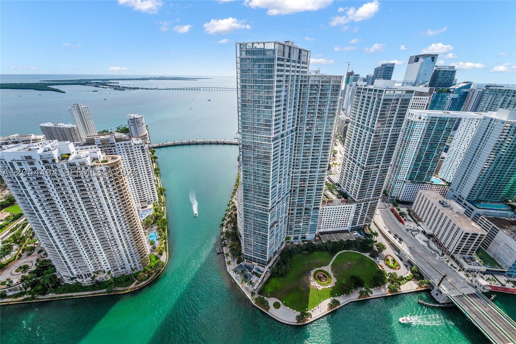 ASTON MARTIN RESIDENCES MIAMI Impeccably designed 3-bedroom + Den and (plus service quarters) / 5.5-bath residence with private elevator, located in the iconic luxury development by G&G Business Developments. Situated on the 51st floor of the 65-story tower, this exceptional home features a rare flow-through layout with unobstructed panoramic views, offering breathtaking views of the south and east bays, along with dramatic city skyline views. The residence showcases floor-to-ceiling windows, premium marble flooring, Gaggenau appliances, and custom European cabinetry. New construction completed in 2024. Professionally decorated and fully furnished with high-end Ruggiano Italian furnishings, delivering a true turnkey luxury living experience. Residents enjoy world-class amenities including a private yacht marina with extensive linear feet of dockage, a curated art gallery, an event room with chef’s kitchen and private dining room, two-level state-of-the-art wellness center with spa treatment suites, sauna, meditation room, beauty salon and barbershop, teen center, game room, and an exclusive sky deck featuring a resort-style pool, virtual golf, and private theater. 24-hour concierge and valet services complete this unparalleled lifestyle.
