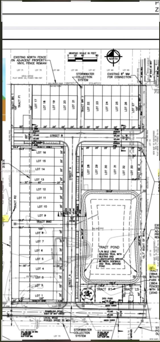 Real property located at 5285 Rambling Road, Saint Cloud, Florida, in Osceola County, Florida, commonly known as Rambling Reserve townhouse development land. Construction site for 33 units single family townhouses development.