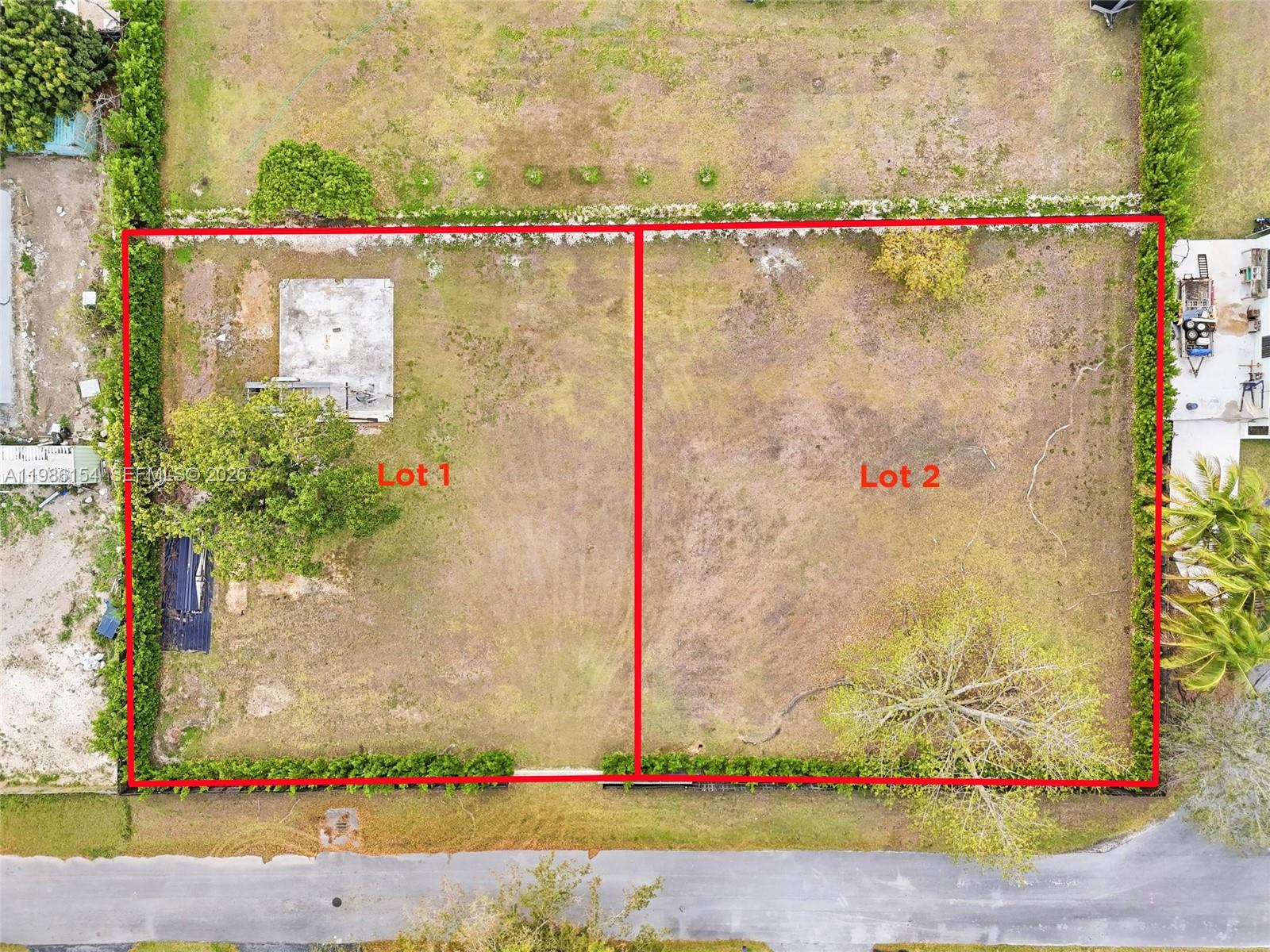 Prime Builder Opportunity – Two Adjacent Residential Lots in Homestead!! Exceptional opportunity for builders, developers, or investors! Two adjacent vacant residential lots, each approximately 13,200 sq ft (120 x 110), offering a combined total of 26,400 sq ft. Both parcels (Parcel B & Parcel C) are already subdivided with a survey available, providing a seamless development opportunity. Ideally suited for new construction single-family homes in a rapidly growing area of Homestead near SW 163 Ave. Conveniently located near major roads, schools, shopping, and ongoing residential developments. Perfect for builders looking to construct two homes side by side or investors seeking strong upside potential. Property Highlights: • Two adjacent lots – sold together or separately, • Each lot approx. 13,200 sq ft, • Total approx. 26,400 sq ft • Survey available, • Residential zoning, • Excellent location in a high-growth area. Approved plans included – ready to build immediately. Save months in the permitting process. Fast-track development opportunity. Plans approved March 2025. Ideal for builders looking for immediate construction. Seller prefers to sell both lots together.