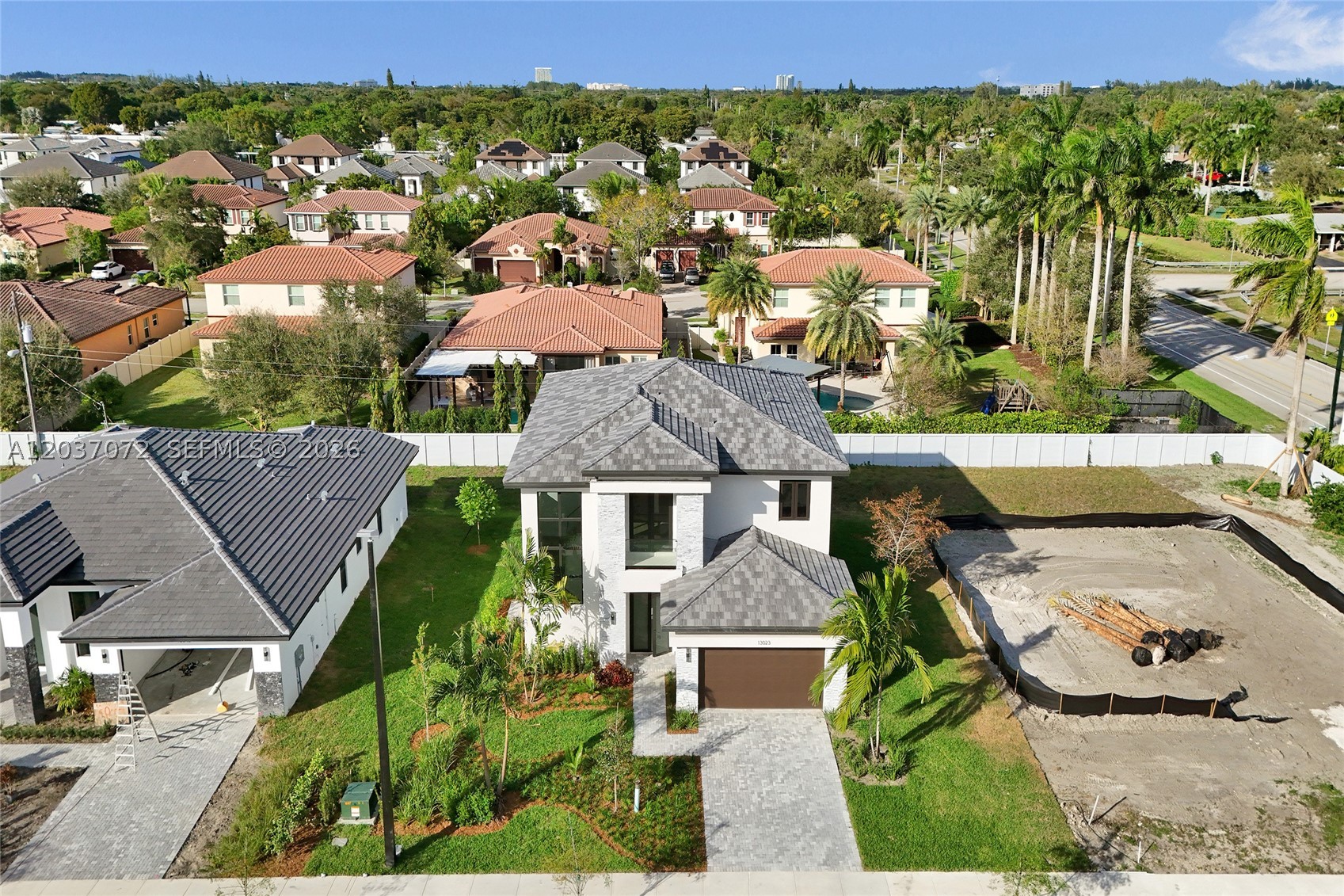 Welcome Home. 1 of 12 Brand New Construction Homes in the Heart of Davie. This is the only completed Lugano Model in the community that is ready | The property has 4 Bedrooms with 4 Bathrooms and features an Open Floor Plan downstairs + extended kitchen island, great for entertaining guests. All bedrooms have an en-suite bathroom. In the Primary you are met with a great walk in closet & two balconies overlooking the property. A great opportunity in the Heart of Davie with a 2026 finished home with premium material close to all major schools & highways. 

Call Julian to schedule a Showing.