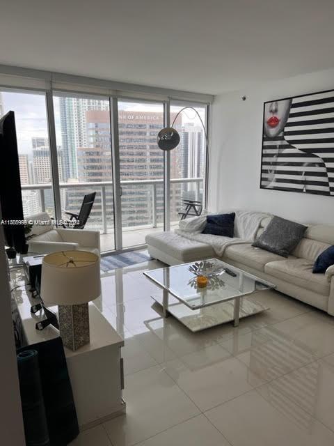 Beautiful 2Bed/2Bath unit at the Icon! For the modern pleasure seekers, here is a stylish and contemporary apartment with stunning water views, facing Biscayne Bay & the Atlantic Ocean. Exquisitely furnished, elegant stone kitchen countertops with Italian cabinets, built-in "Wolf" dual convection oven and breathtaking views from large windows which offer the perfect balance for casual and formal entertaining alike. Building has a SPA and a fitness center with amenities normally associated with a five-star resort SPA. Row after row of stately trees and lounge chairs that flank a spectacular 300 foot long swimming pool divided into wading pool, a thermal hot tub and an Olympic-length lap and recreational pool overlooking Biscayne Bay. Book a showing appointment today!