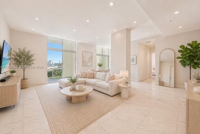 Rarely available penthouse at Meridian Lofts featuring an extraordinary 1,700 SF private rooftop terrace—a true rarity in South Beach. PH16 offers 1,809 SF of interior space with 12' ceilings, floor-to-ceiling glass, and a bright open layout, plus two assigned parking spaces. The two-level rooftop terrace offers endless potential to design your own outdoor retreat—imagine a wellness area with sauna, hot tub and cold plunge, outdoor gym, movie screen lounge, cabana-style seating, private garden or green wall, and multiple spaces for entertaining and relaxing with skyline views. Opportunities like this are exceptionally rare in Miami Beach.  Meridian Lofts is a centrally located boutique building with rooftop pool and spa, fitness center, and attended lobby. Ideally located across from the Miami Beach Golf Course and moments from Lincoln Road, Sunset Harbour, parks, dining, shopping, and the beach.