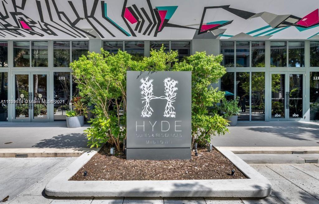 Modern 1 bedroom + den, FURNISHED unit at Hyde Midtown. Stunning condo with european stainless steel appliances, floor-to the ceiling glass impact windows throughout, great size Den and oversized balcony. Resort style amenities include resort deck on the 7th floor fully loaded with pool cabanas around the heated pool, spa, beautifully landscaped sun terrace with stunning bay and city views, tennis court, fitness center, artwork from all over the world, kids play room. You also get high speed internet in all public areas, 24HR attendant security services and fob controlled access. 1 valet parking included. Location is amazing. Walk to the best shopping and dining Miami has to offer without having to drive. Short walk to Design District and Wynwood. Short Term Options available