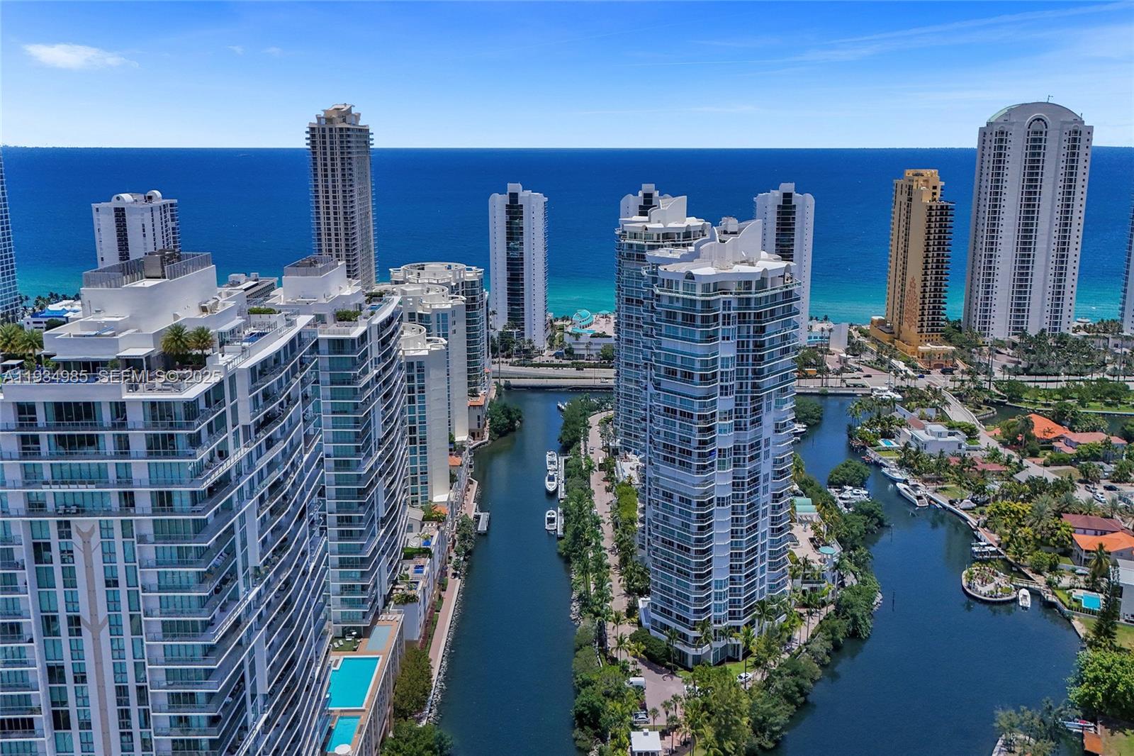 Owner Financing available!! Remarkable Penthouse Living! A rare opportunity to own this expansive 4,695 sq ft modern residence with stunning panoramic water views from every room. This one-of-a-kind 5-bedroom, 6-bath home also includes a cabana that can serve as a 6th bedroom or private guest suite. Designed for luxury living and effortless entertaining, the chef’s kitchen boasts top-of-the-line Sub-Zero and Wolf appliances. Enjoy over 2,400 sq ft of outdoor space, including private balconies, patios, and your private pool — perfect for indoor-outdoor living. Located in the prestigious Parque Towers , residents enjoy world-class amenities: poolside Bar & Bistro, cabanas, a movie theater, a game room, a full-service spa & fitness center, Kids Club, and hotel-style guest suites.