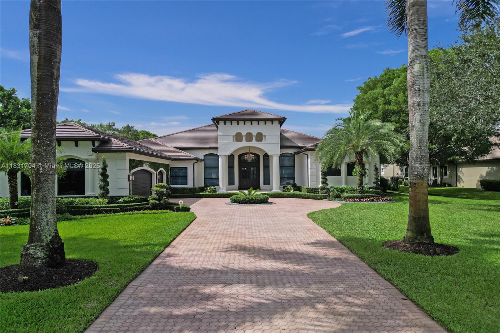 BACK ON THE MARKET. Welcome to your dream home- a stunning, fully remodeled residence in Blackhawk Ranches, offering the perfect blend of modern luxury and Florida charm. Located in one of Davie's most sought-after gated neighborhoods, this 5 BD, 5 BA + Office has been completely updated with 1M in renovations including a new roof, new impact windows and doors, new flooring, new kitchen and bathroom cabinets, all areas with high-end finishes and contemporary touches. The dual island kitchen with soft-touch panel appliances is every chef's dream- overlooking a breakfast area and huge family room. The home is freshly painted and landscaped. The oversized 1.074 acre lot offers plenty of space for a pool, tiki hut, pickleball court, etc. Too many upgrades to mention. A TRUE TURN KEY PROPERTY!