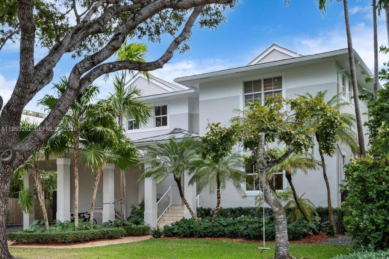 An exceptional opportunity to own a renovated residence on iconic Mashta Drive, offering refined island living in one of Key Biscayne’s most prestigious neighborhoods. This elegant home features a custom Yamini kitchen with high-end appliances, 5 bedrooms plus den, and 5 luxurious baths designed for comfort and entertaining. A desirable sun orientation fills the interiors with natural light. Outdoors, enjoy a private tropical oasis with a beautiful pool, colonial red brick pool deck and back patio, and an elevated balcony ideal for outdoor living. Lush landscaping enhances the front of the property, creating striking curb appeal. Built with impact windows and doors and offering a generous parking area. Ideally located minutes from beaches, marinas, dining, parks, and top-rated schools.